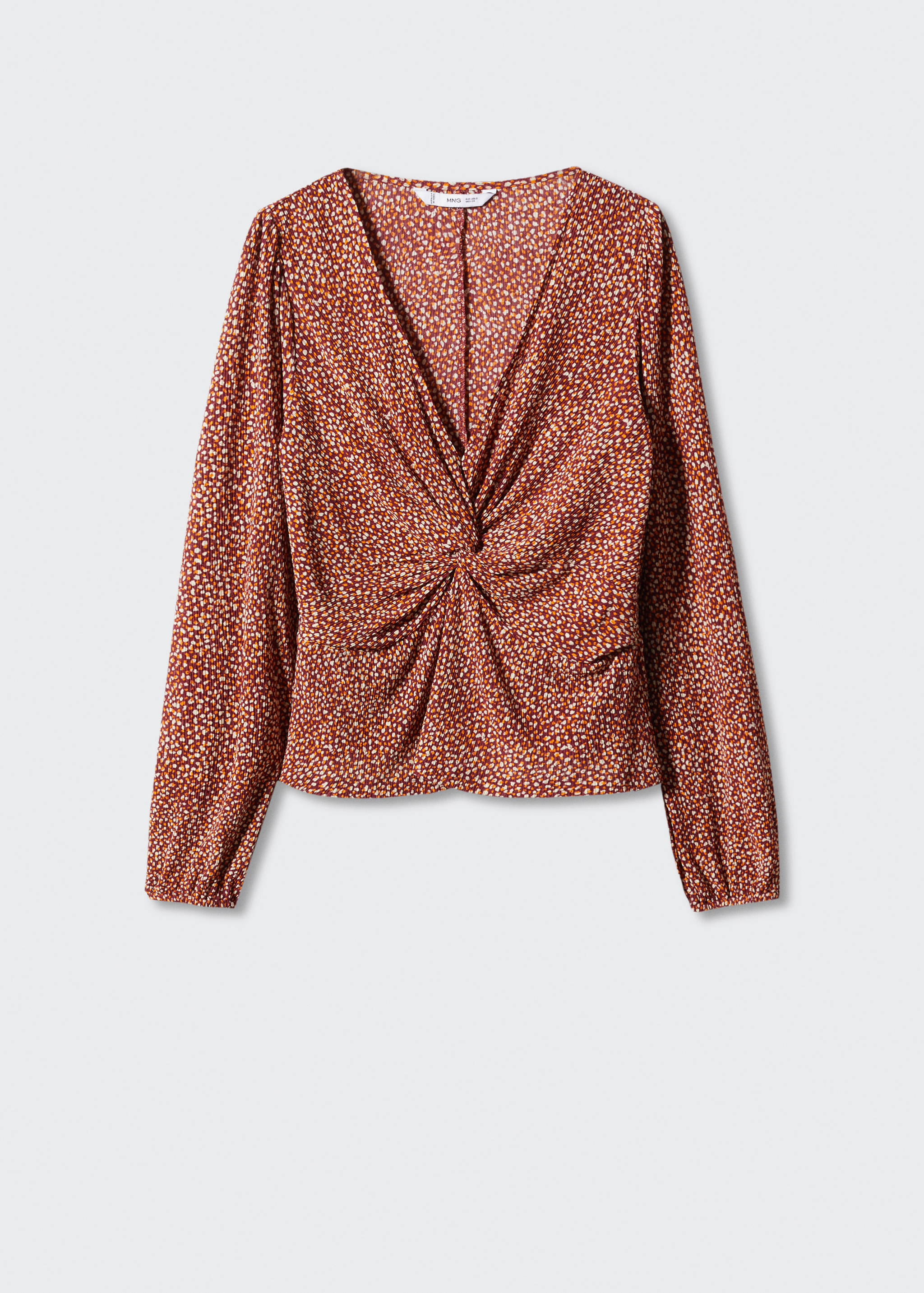 Knot detail printed blouse - Article without model