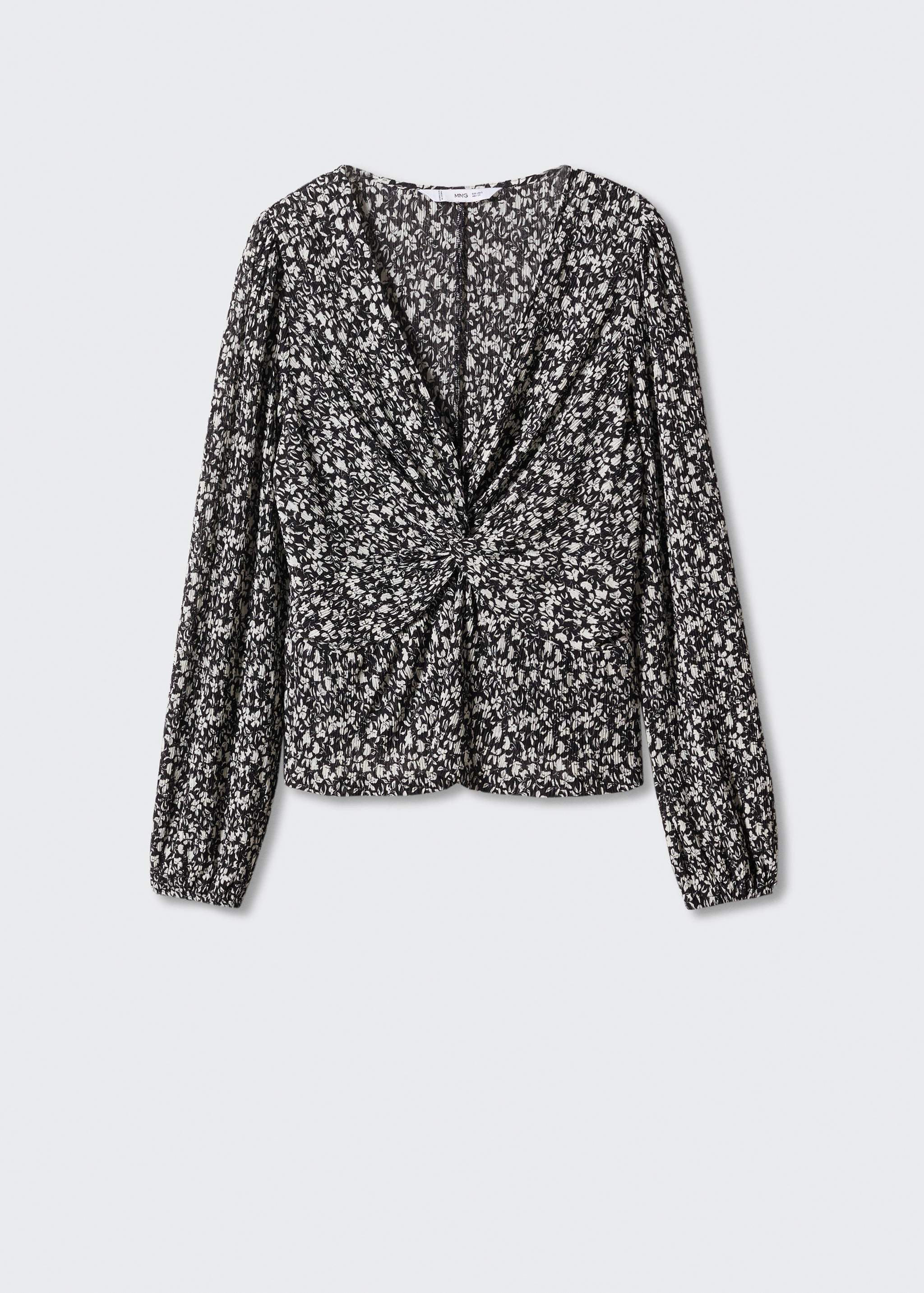 Knot detail printed blouse - Article without model