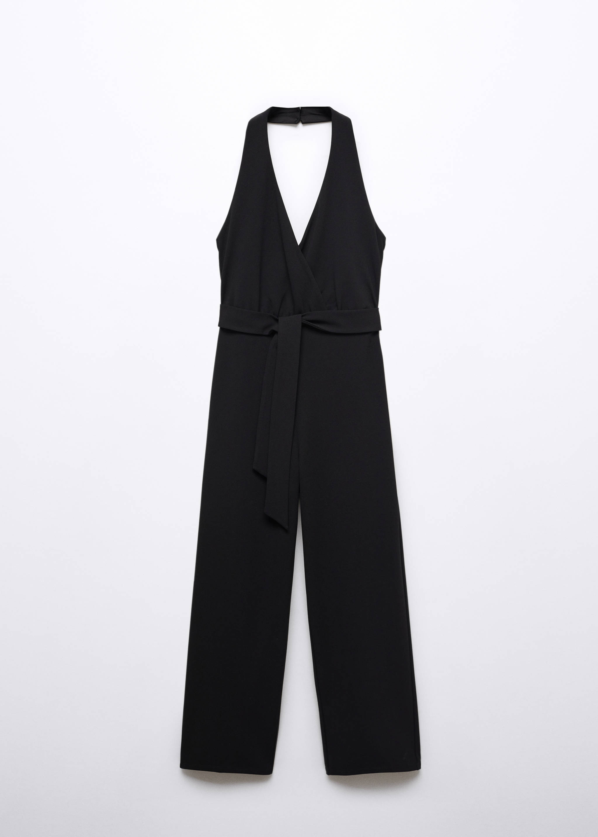 Halter jumpsuit with bow detail - Article without model