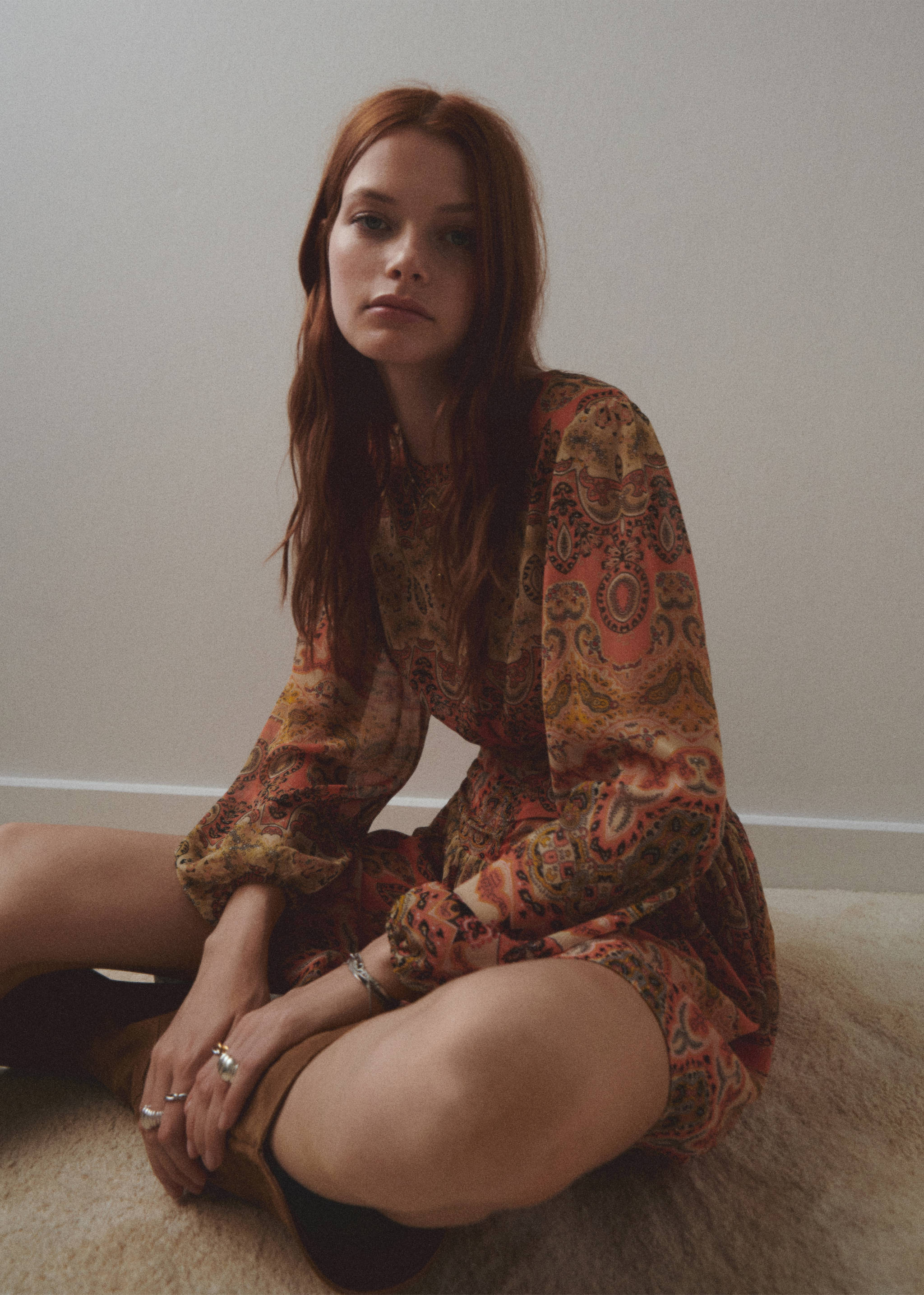 Vestido estampado aberturas - Detalle del artículo 6