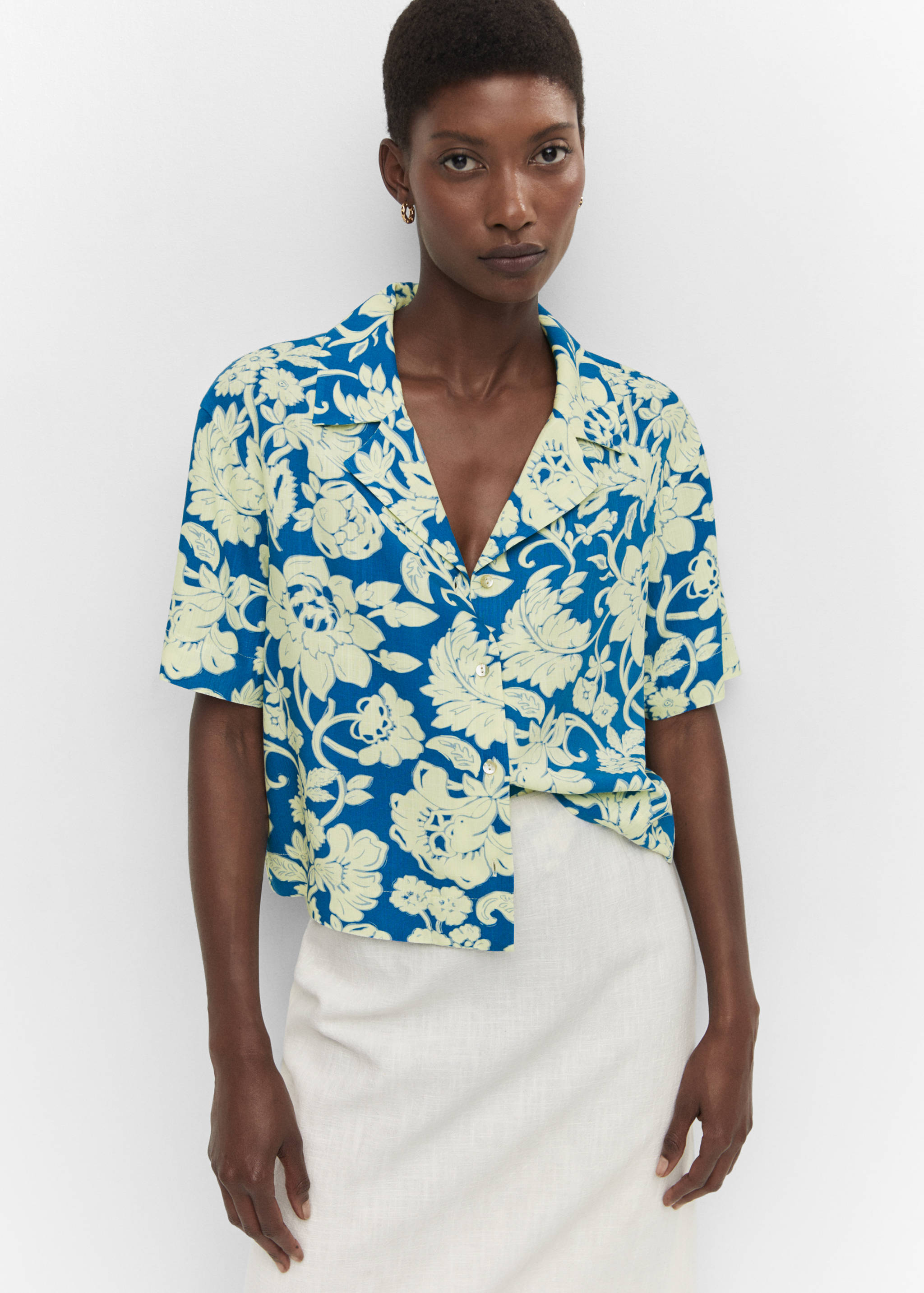 Printed short-sleeved shirt - Details of the article 2