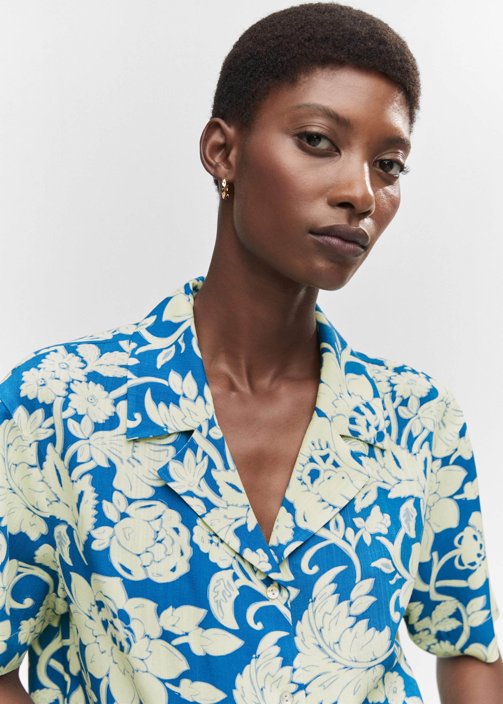 Camisa màniga curta estampada - Detall de l'article 1