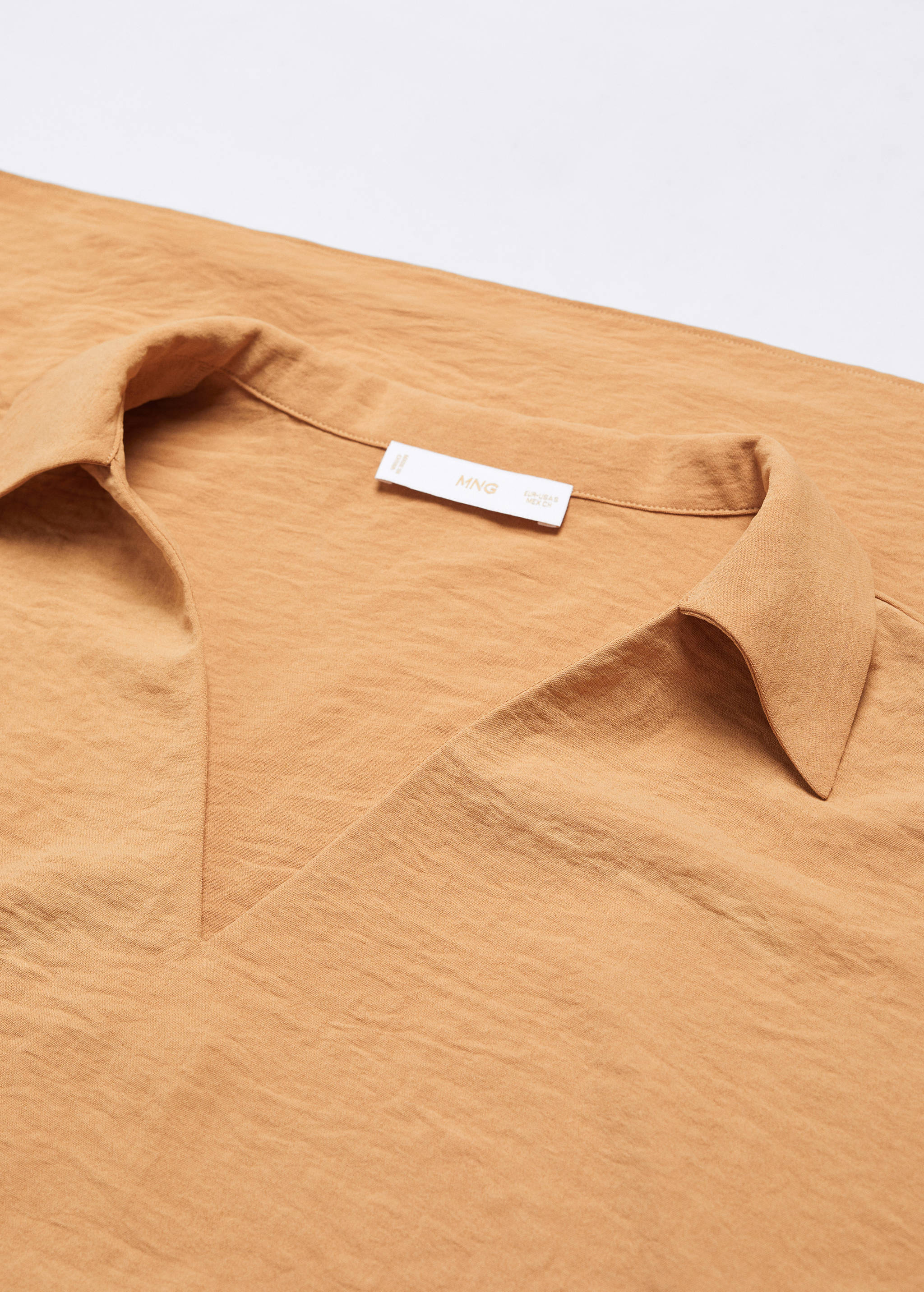 Double shirt-collar blouse - Details of the article 8