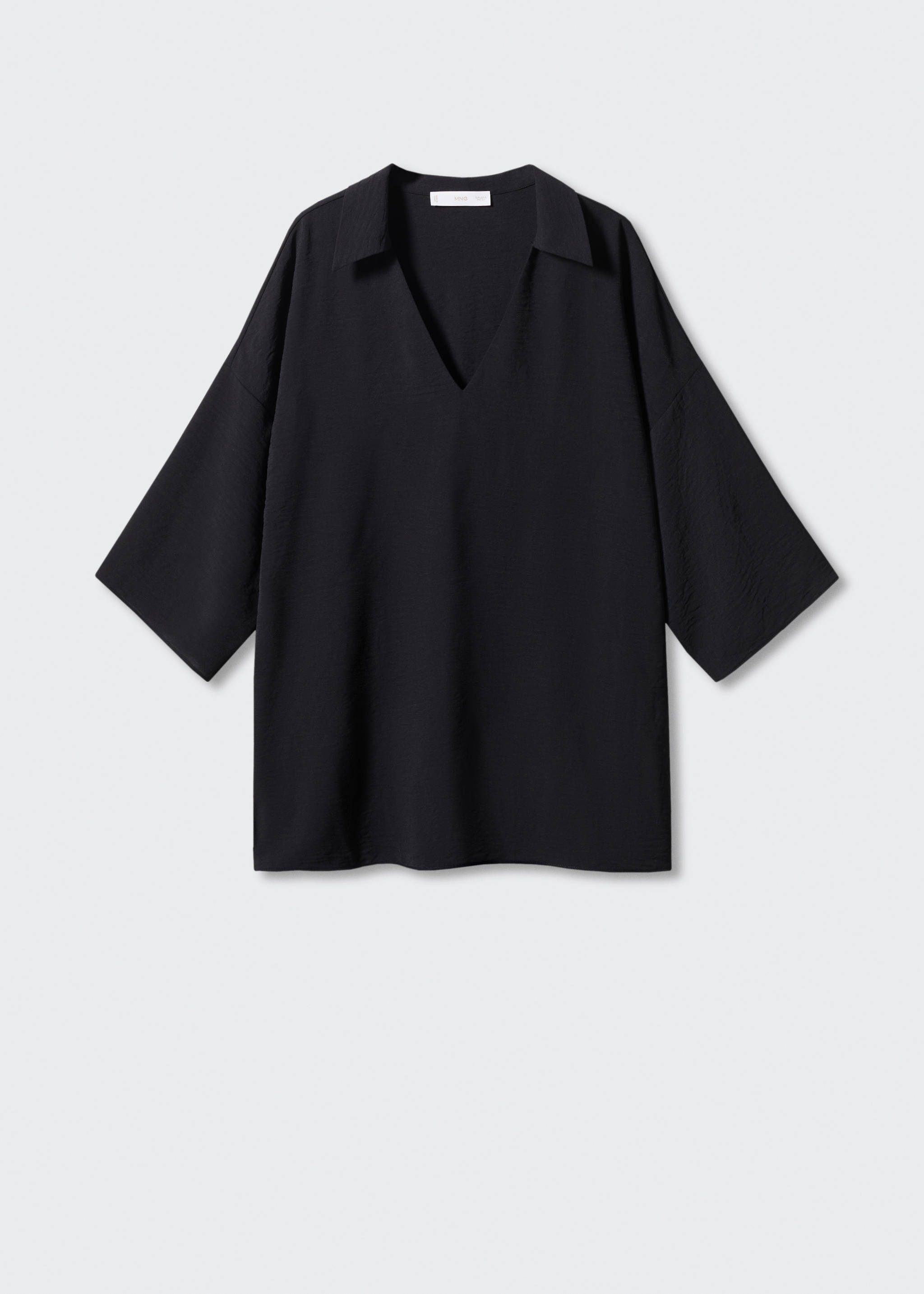 Double shirt-collar blouse - Article without model