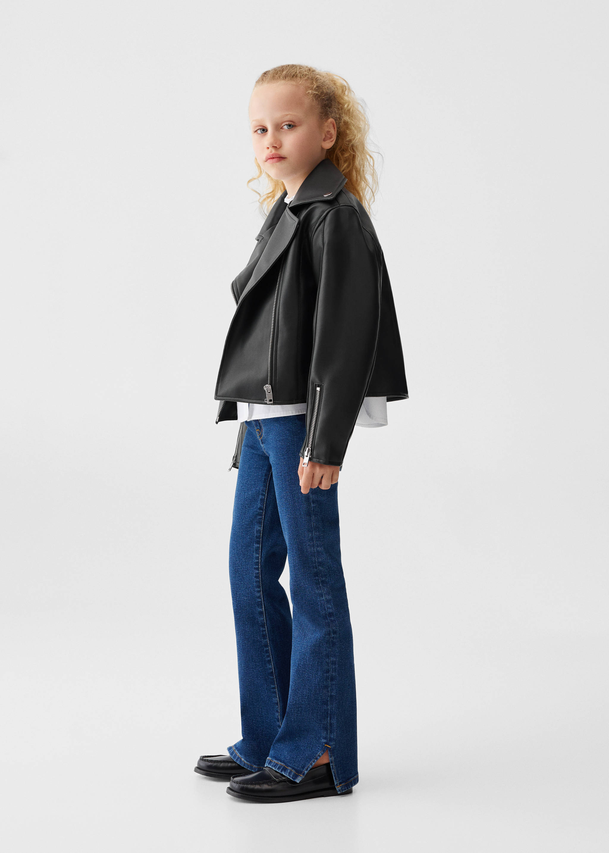 Faux-leather jacket - General plane