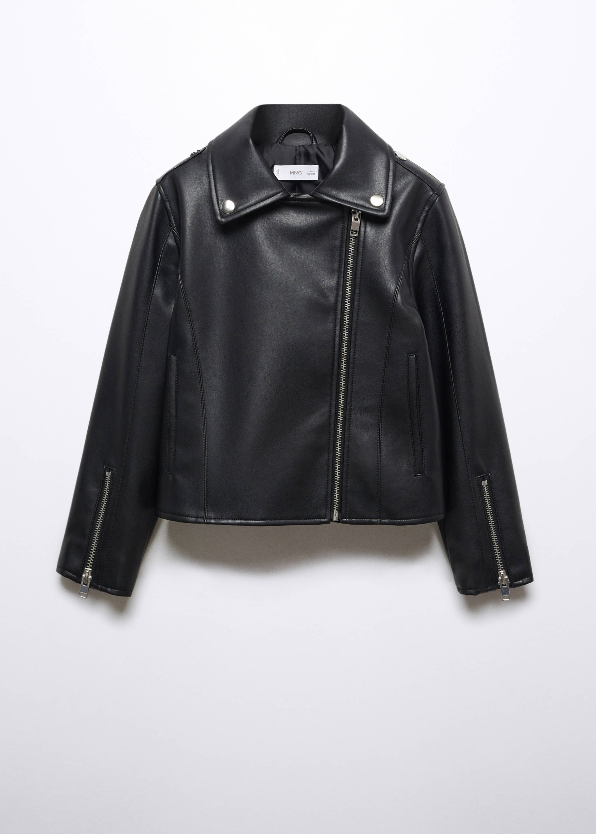 Faux-leather jacket - Article without model