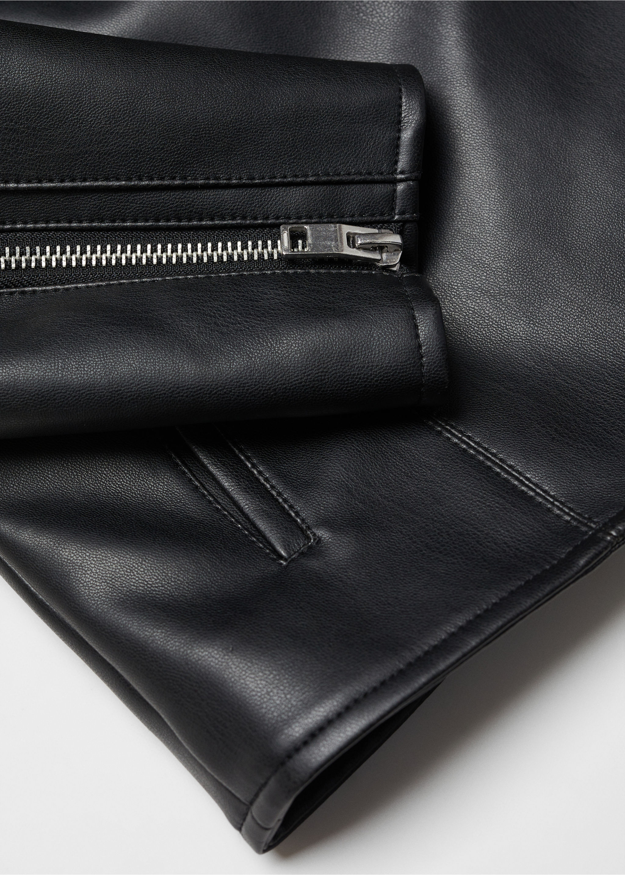 Leather-effect jacket - Details of the article 8