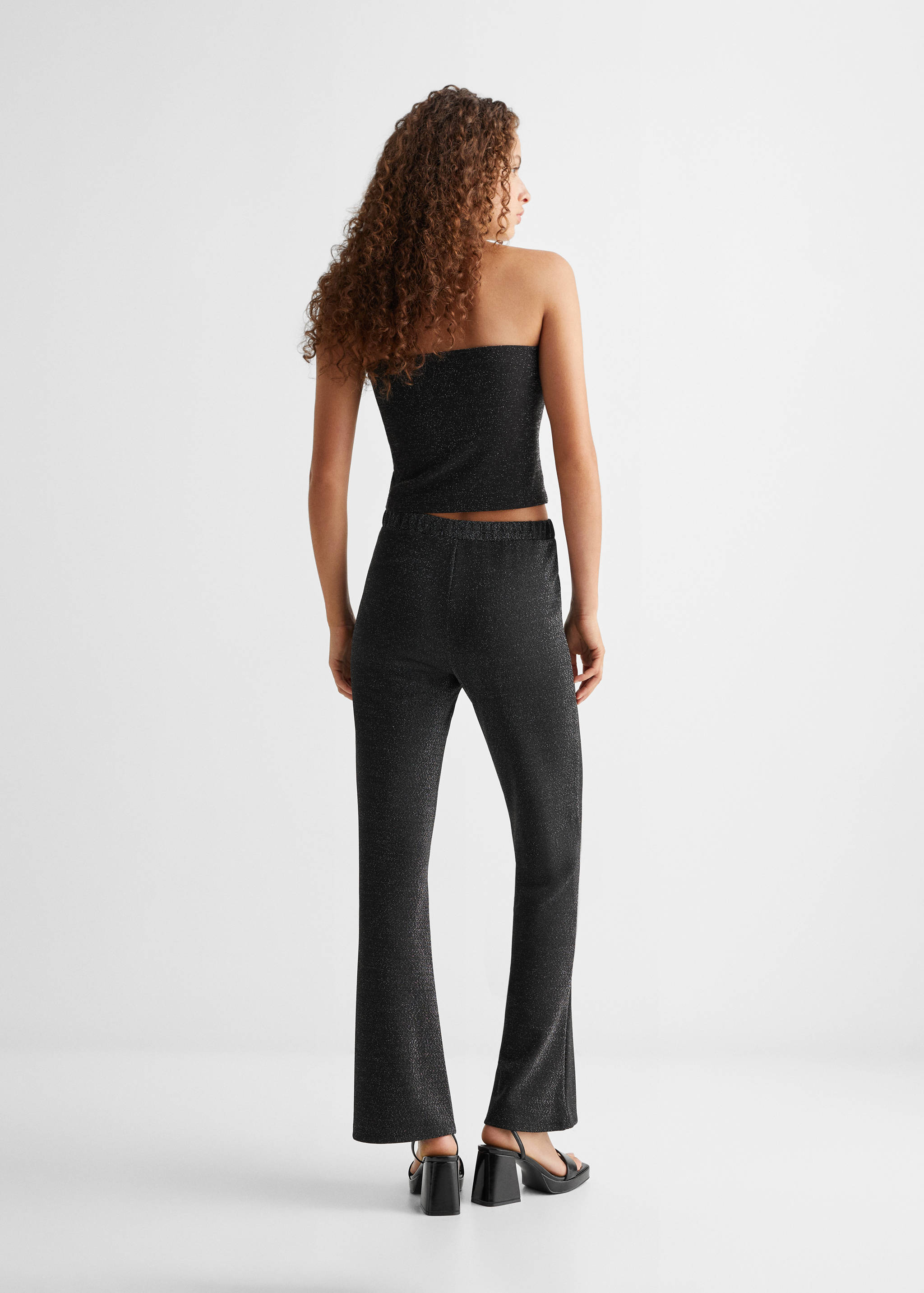 Leggings in Glanzoptik - Rückseite des Artikels