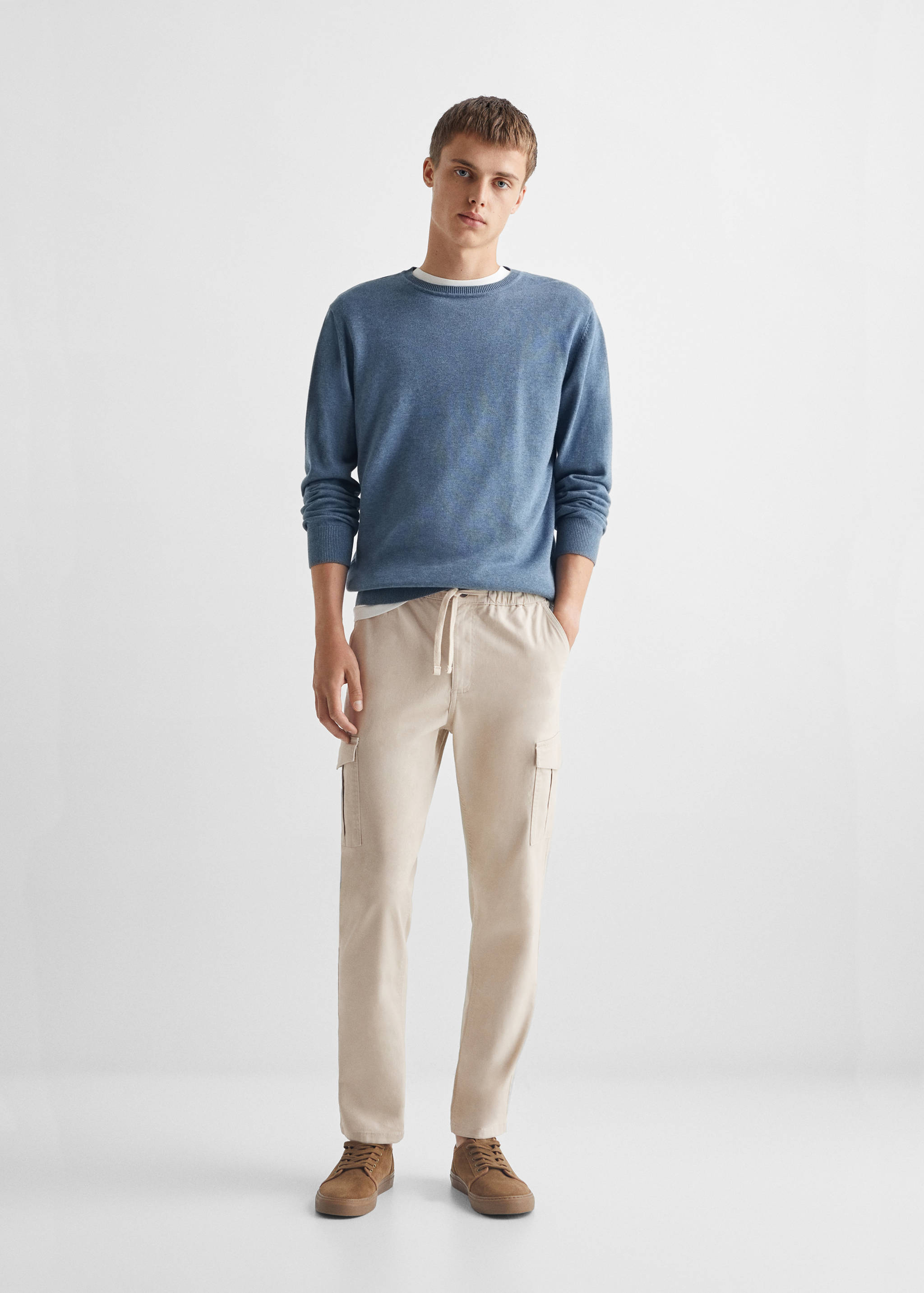 Jersei clapejat cotó - Pla general