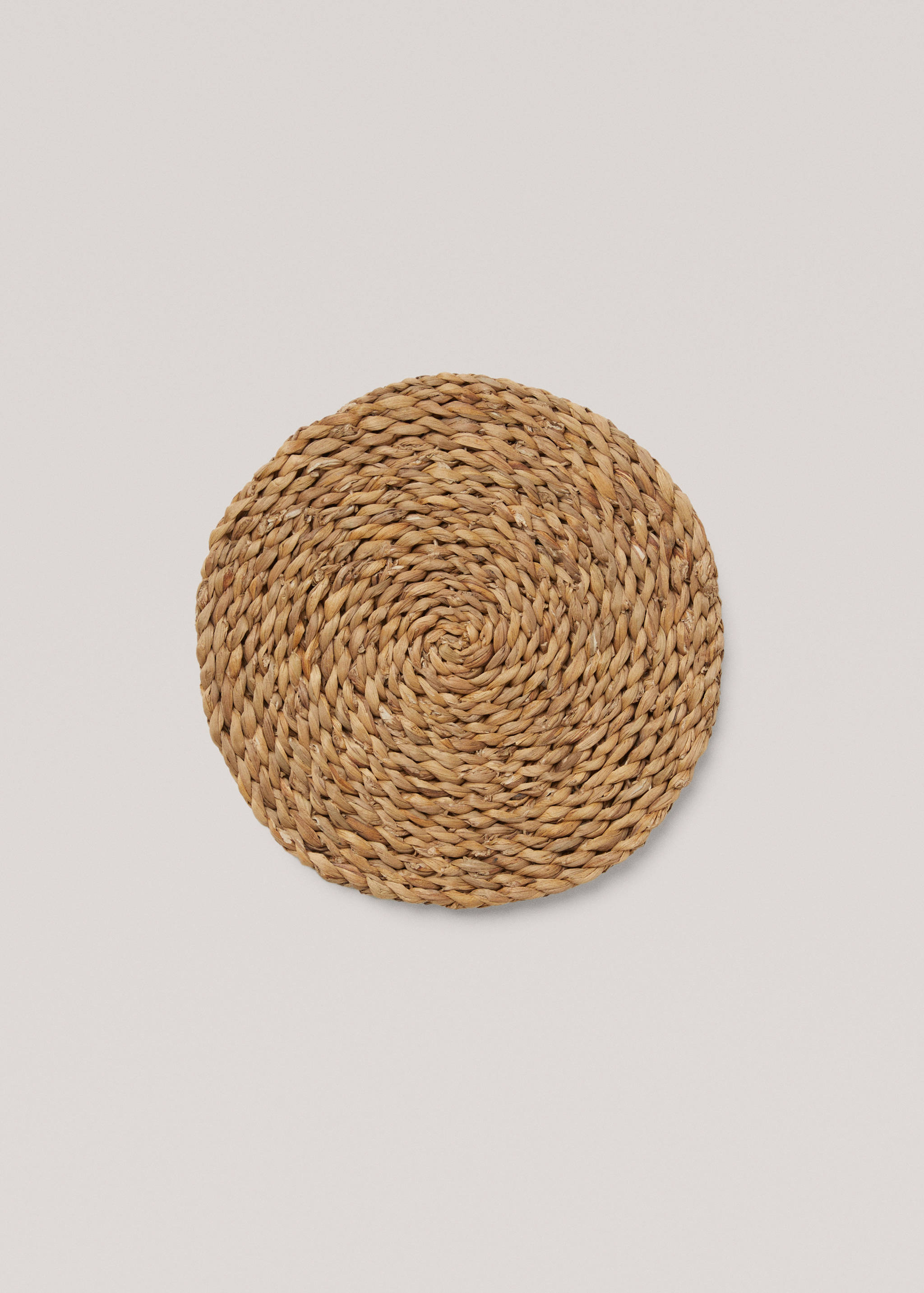 Individual redondo tejido natural - Artículo sin modelo