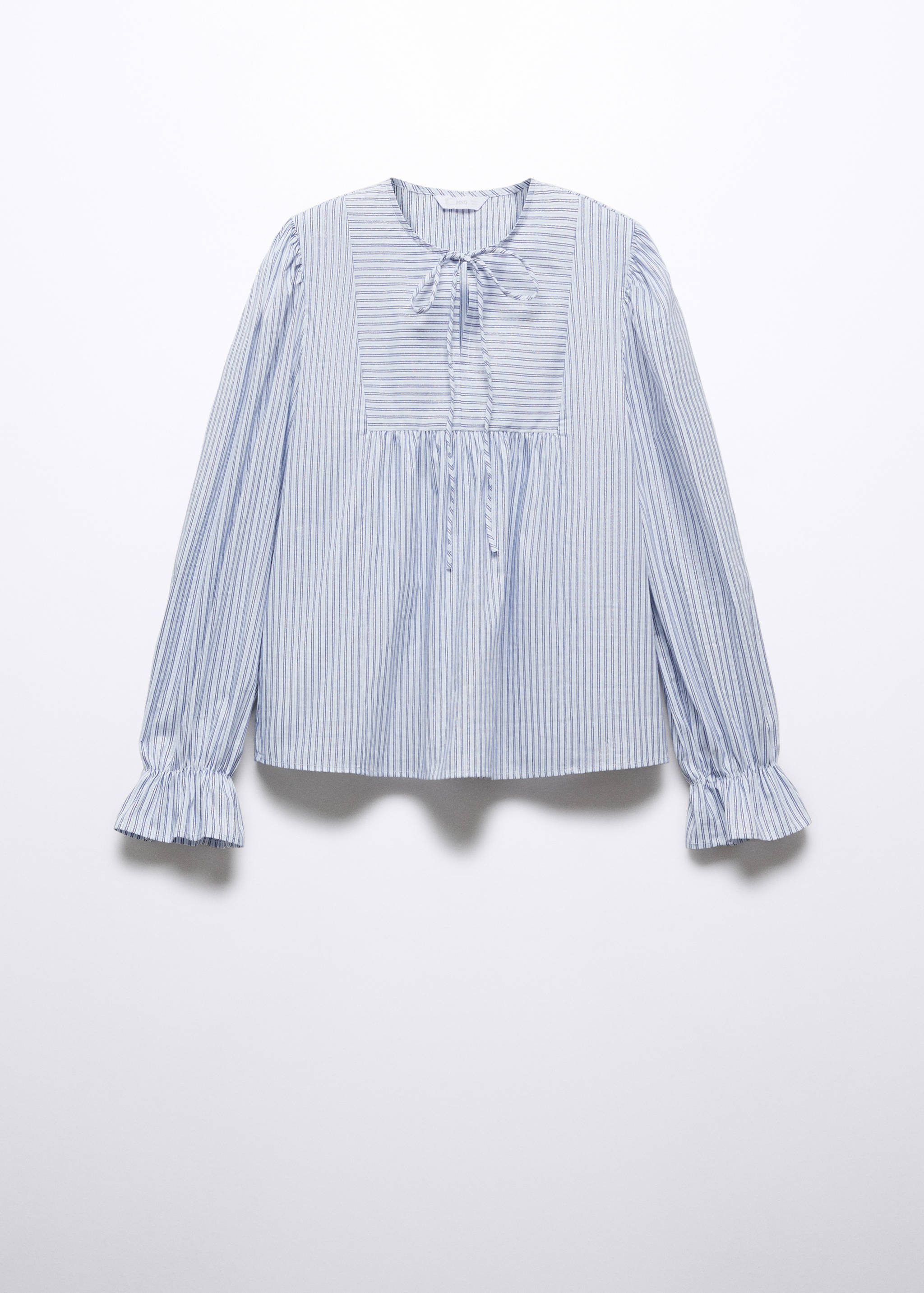 Striped cotton blouse - Article without model