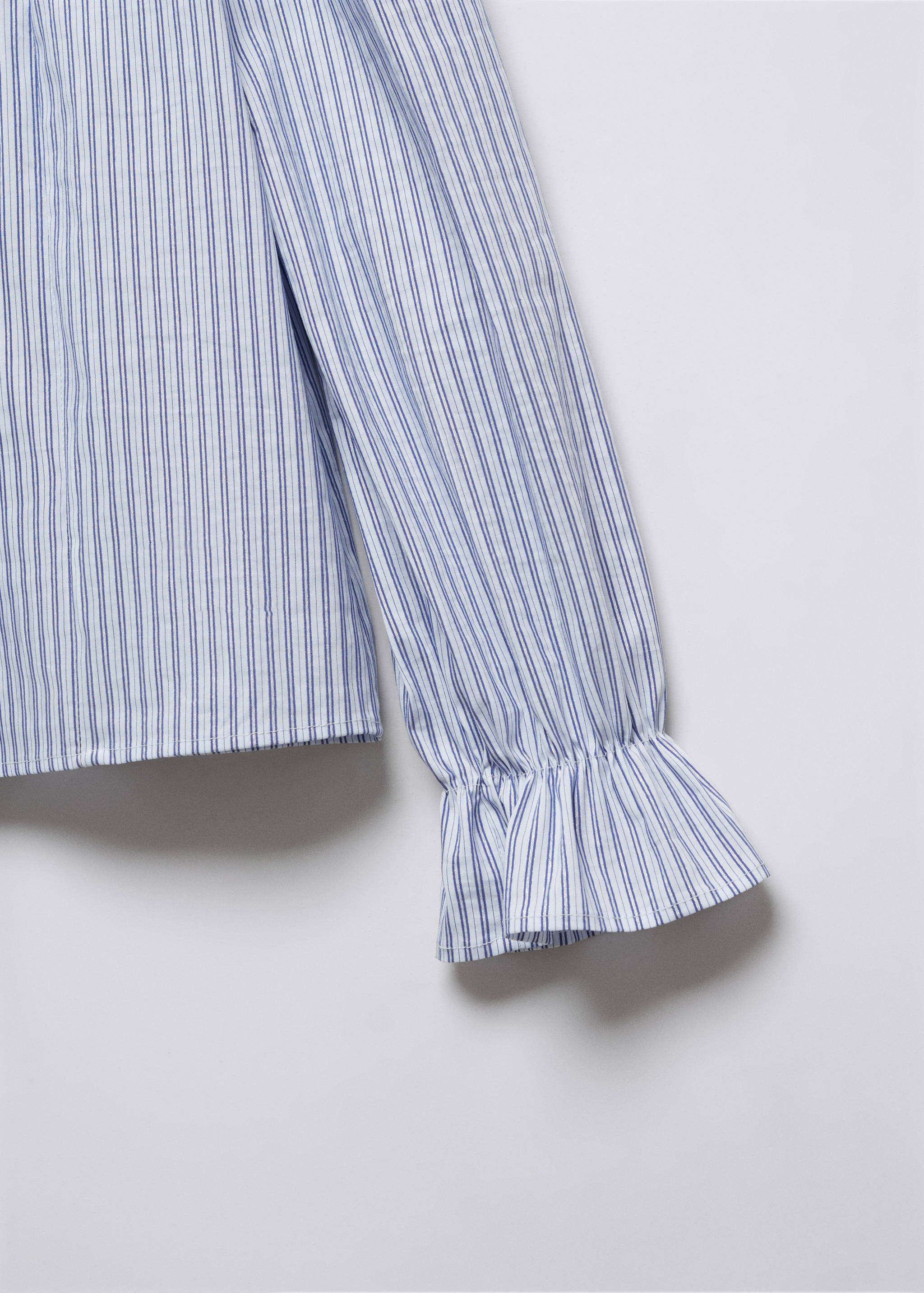 Striped cotton blouse - Details of the article 8