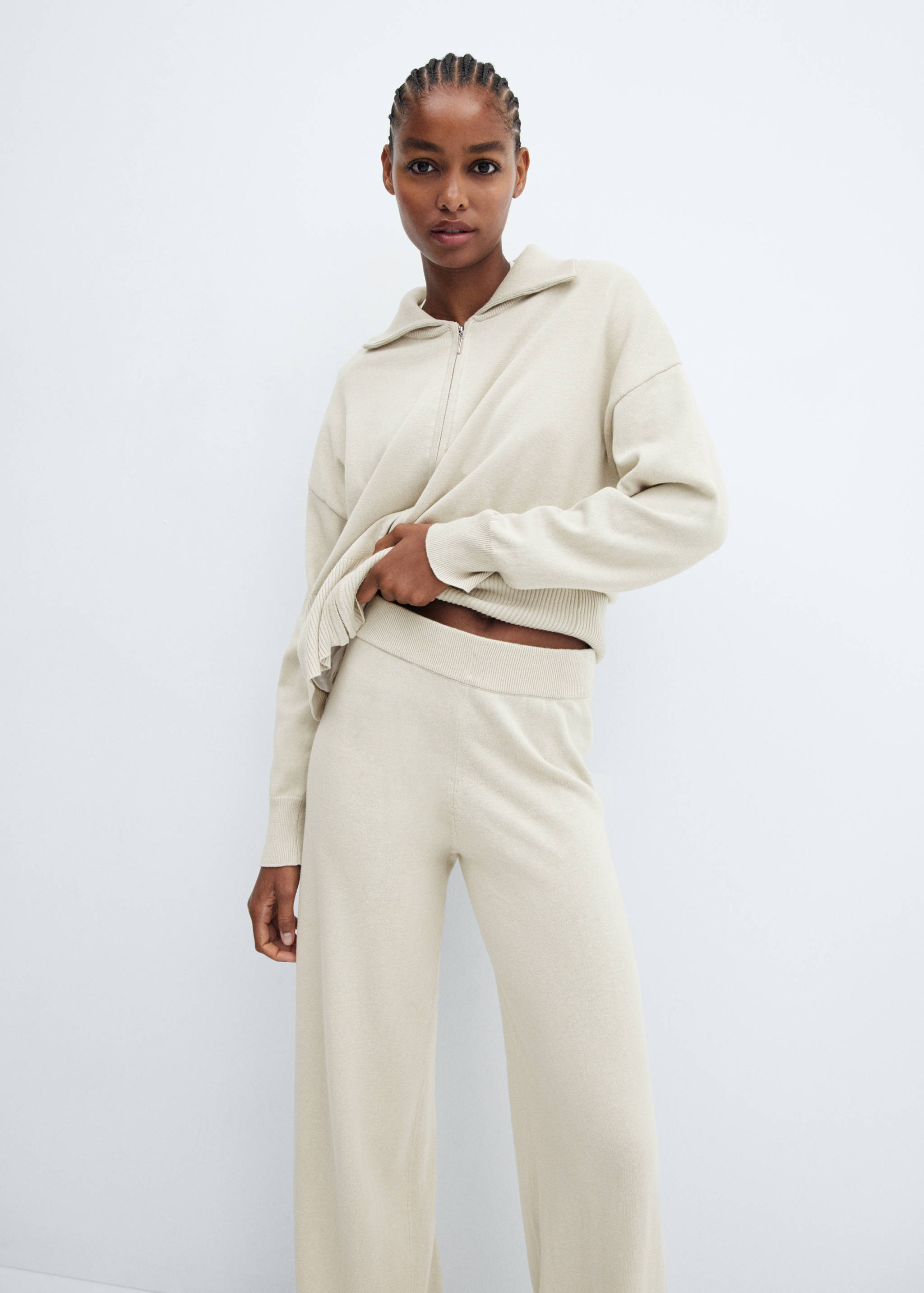 Pantalon pyjama wideleg coton et lin - Détail de l'article 2