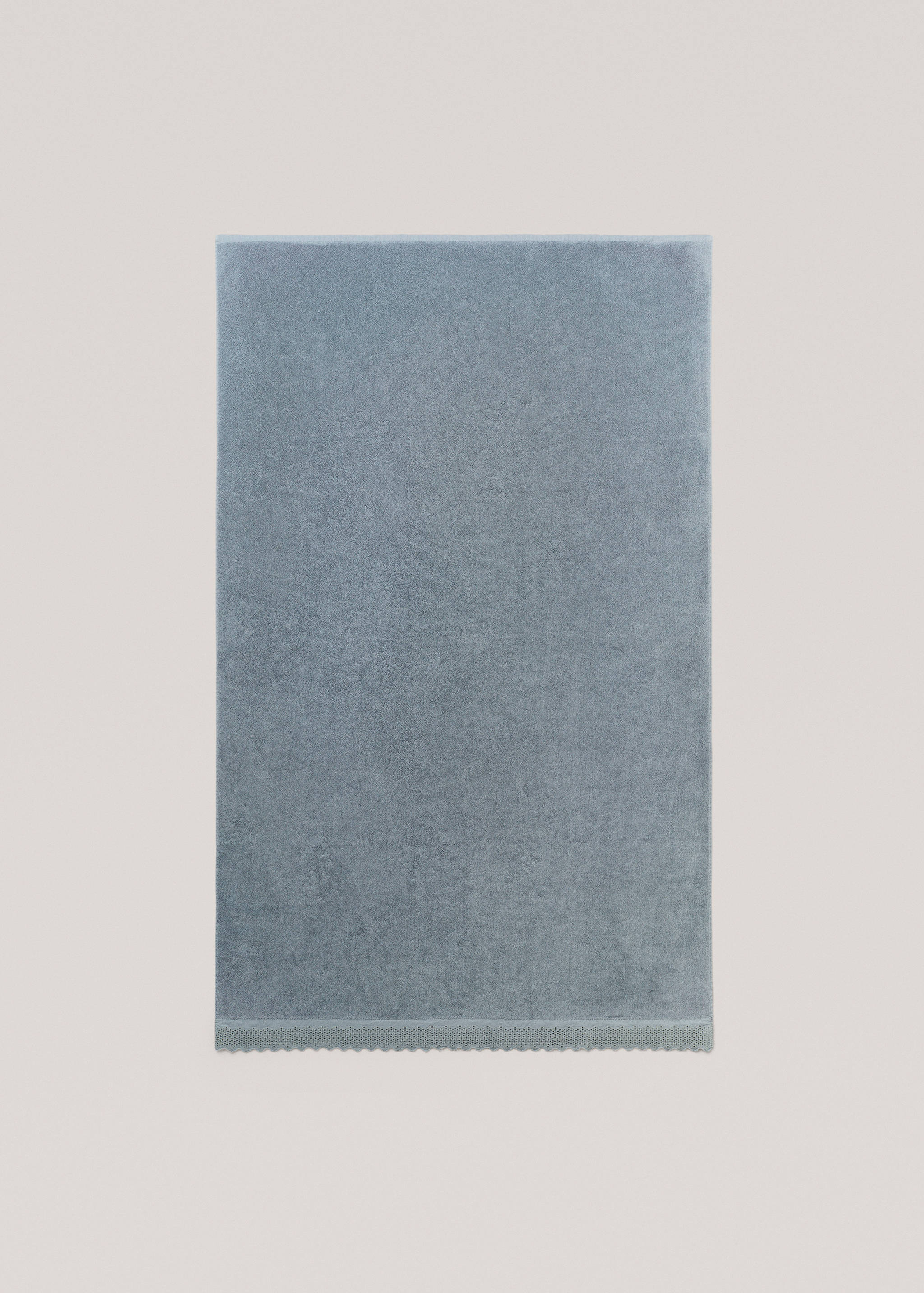 Serviette de toilette liseré brodé 50x90 cm - Détail de l'article 3