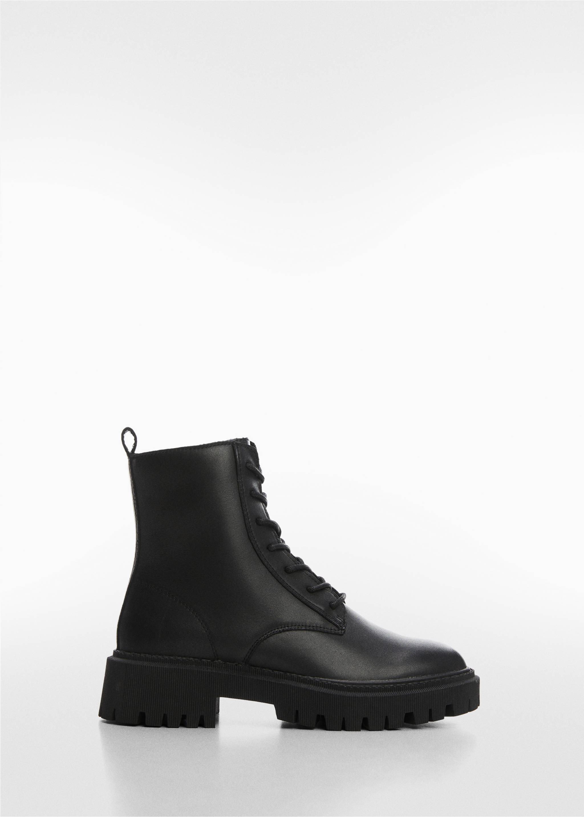 Geschnürte Stiefelette - Artikel ohne Model, Schwarz. Ref: 57074391-00.