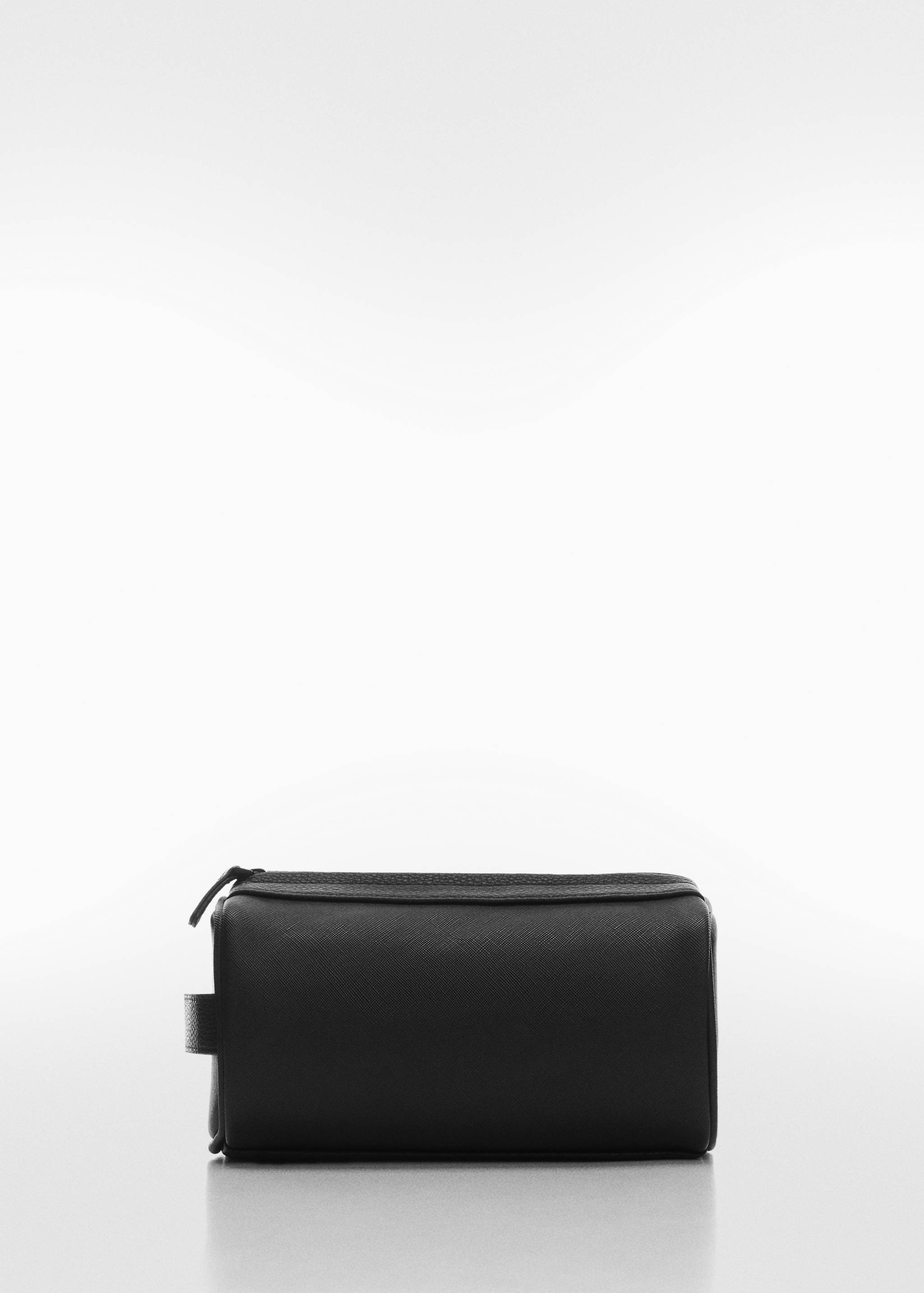 Kosmetiktasche mit graviertem Leder-Effekt - Artikel ohne Model