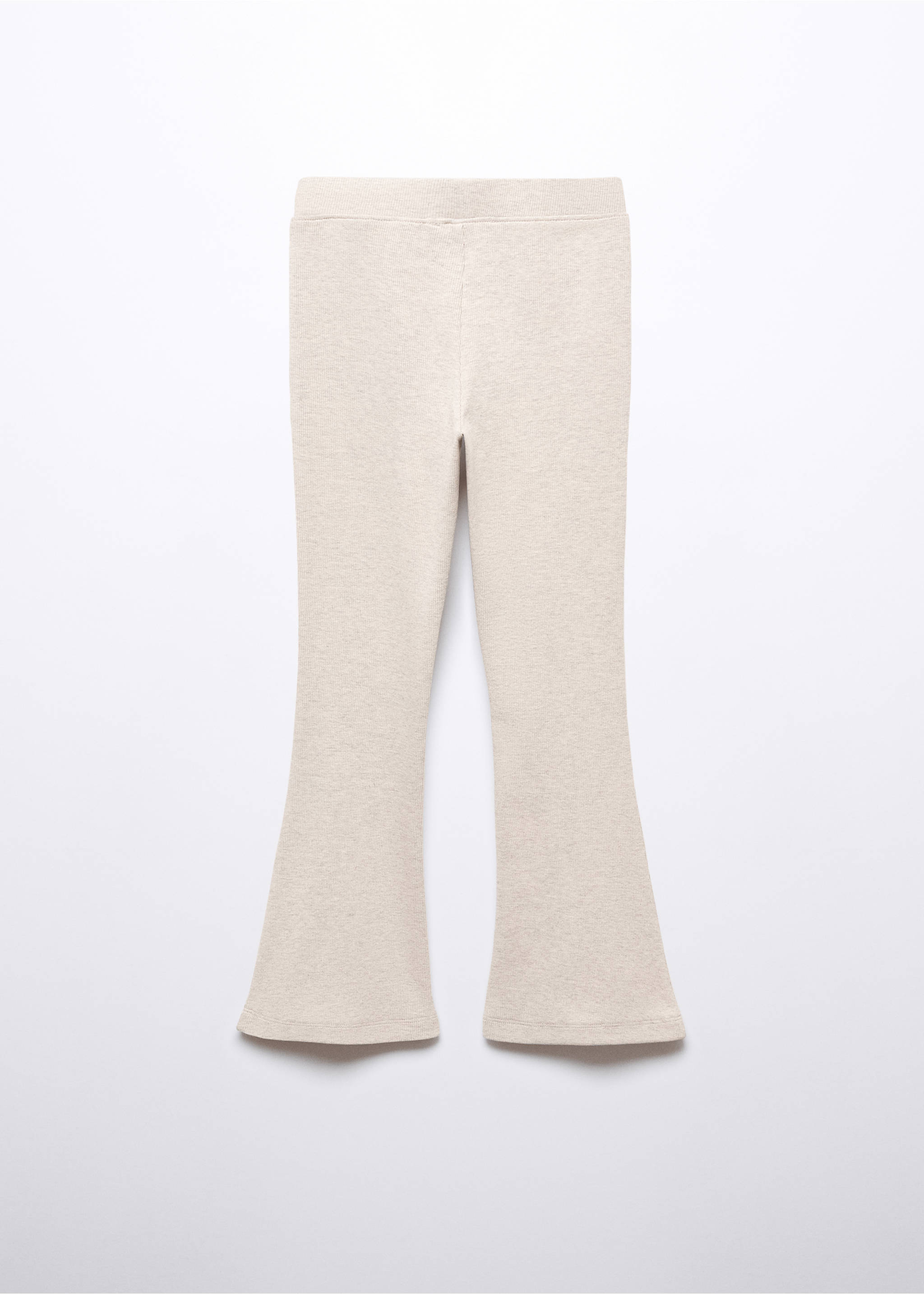 Úpletové legíny do zvonu - Zadní strana zboží, Písková. Ref: 57074394-00.