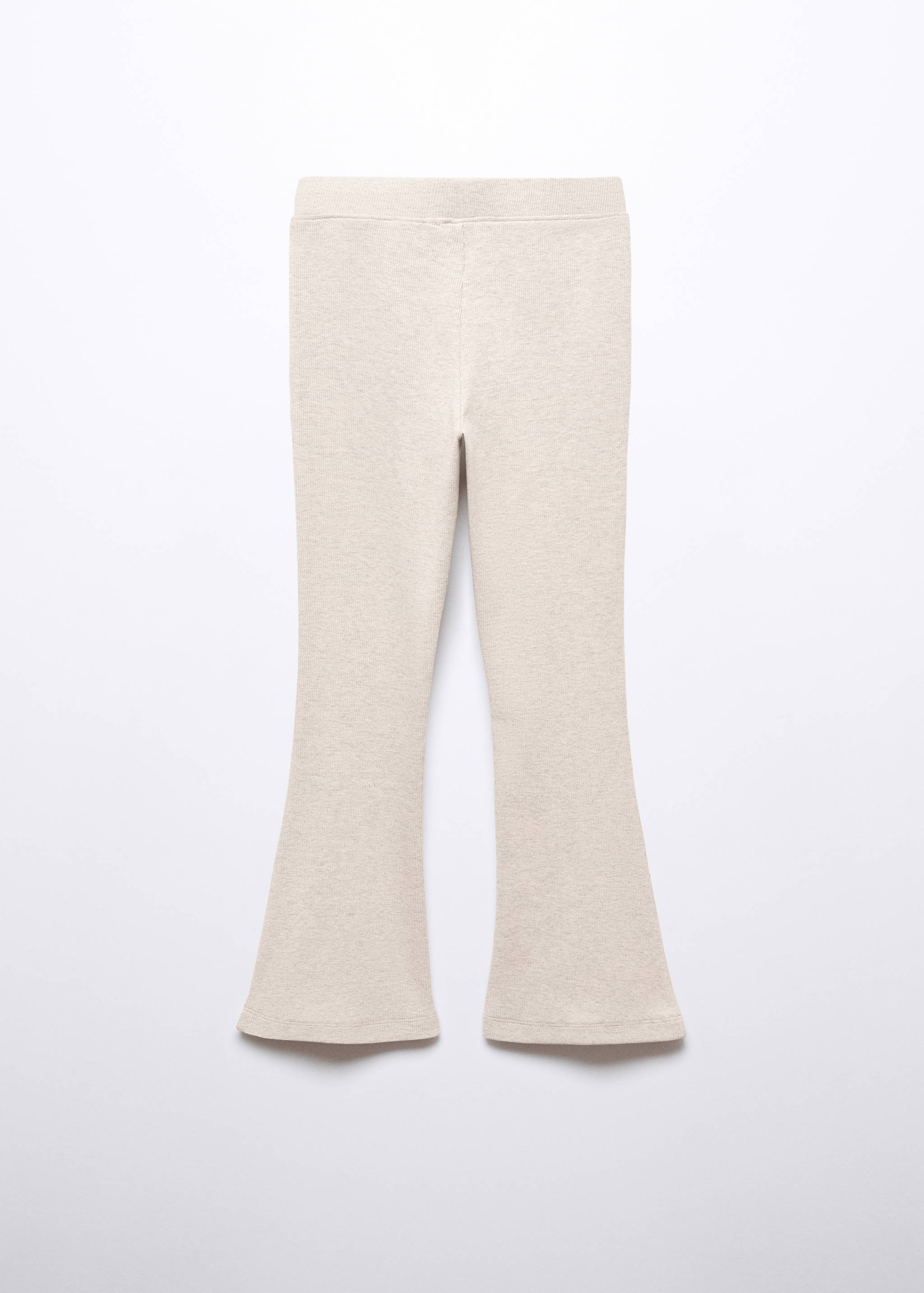 Flared knitted leggings - Reverse of the article