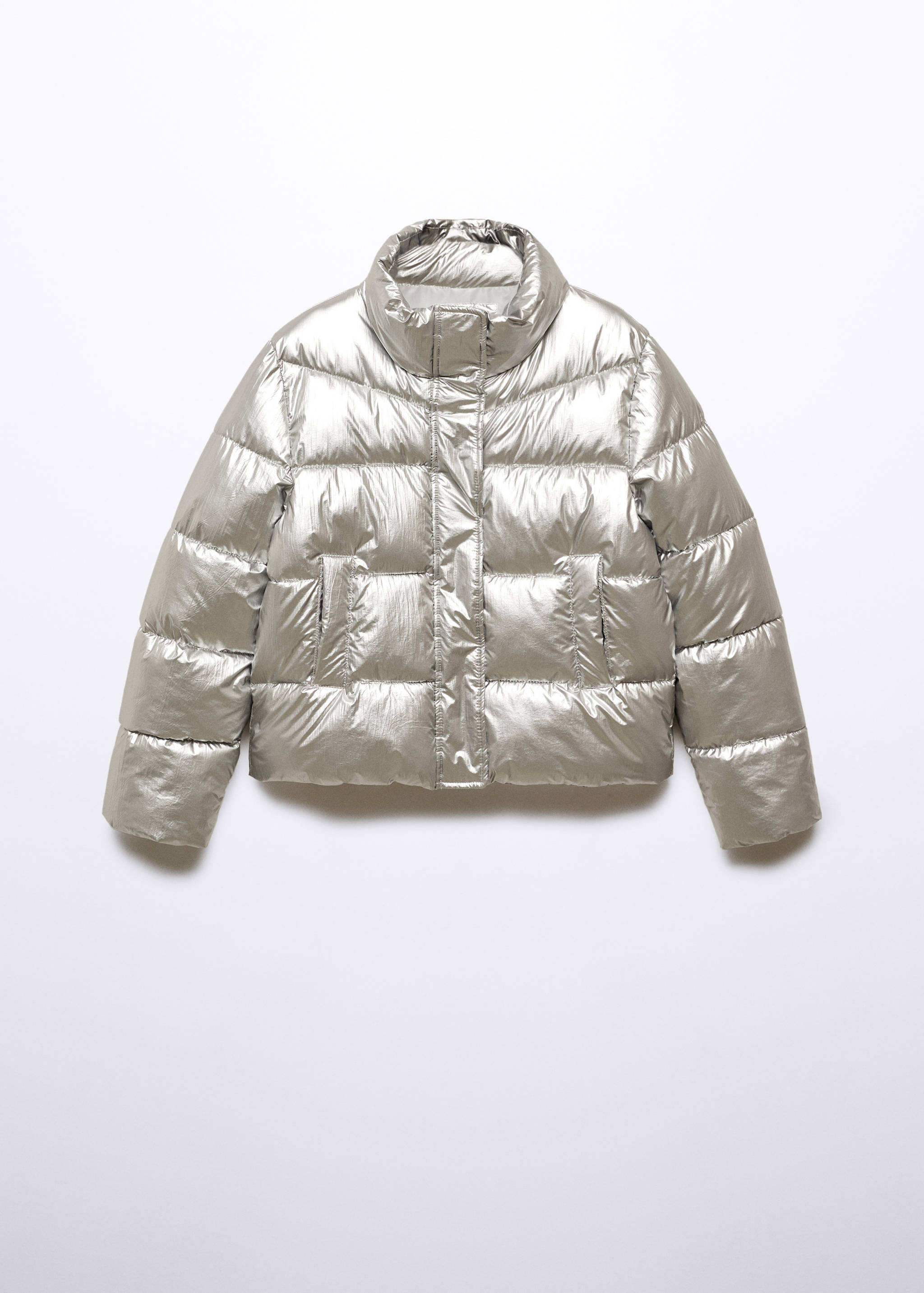 Prošívaný metalizovaný anorak - Zboží bez modelu
