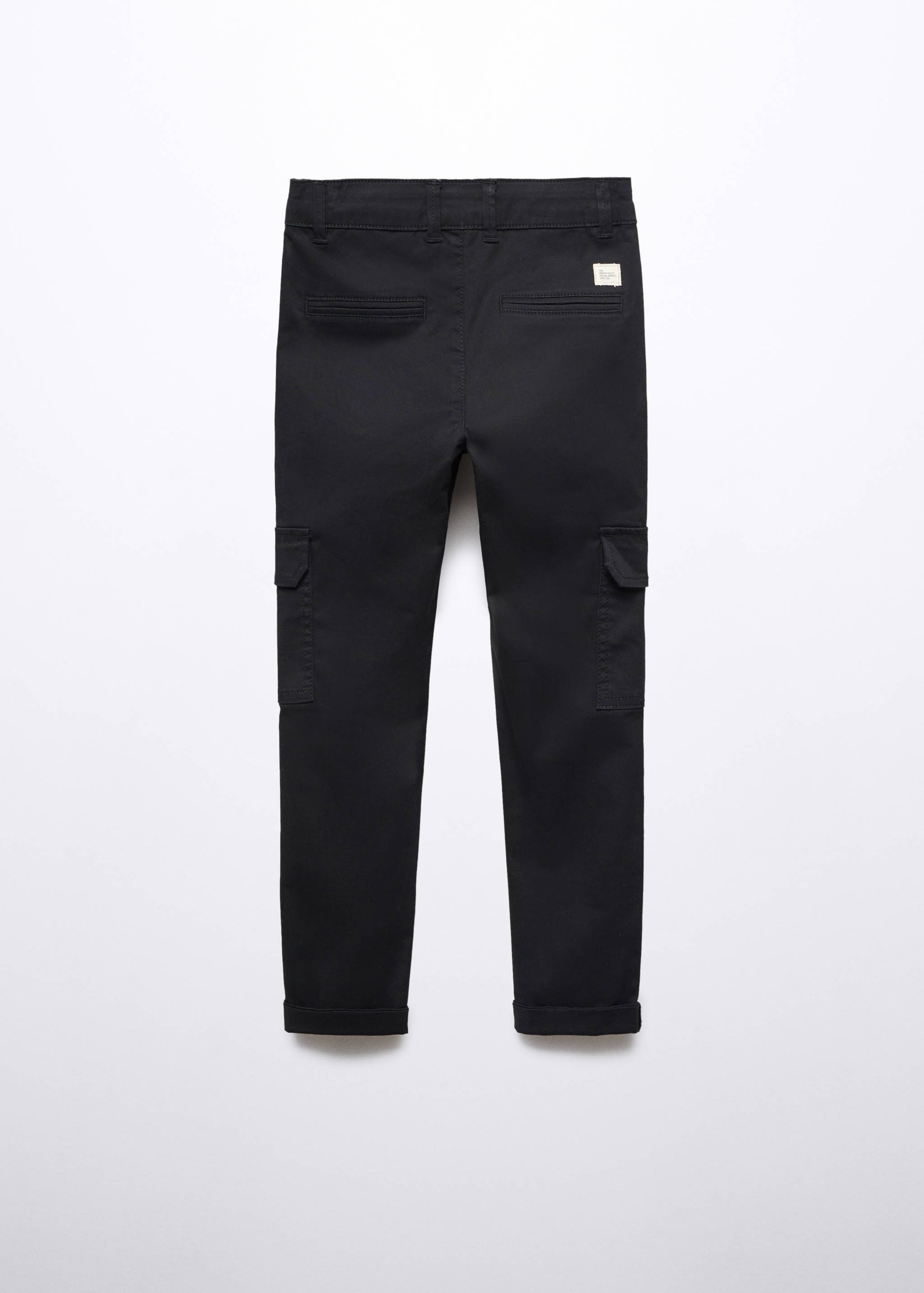 Cotton cargo trousers - Reverse of the article