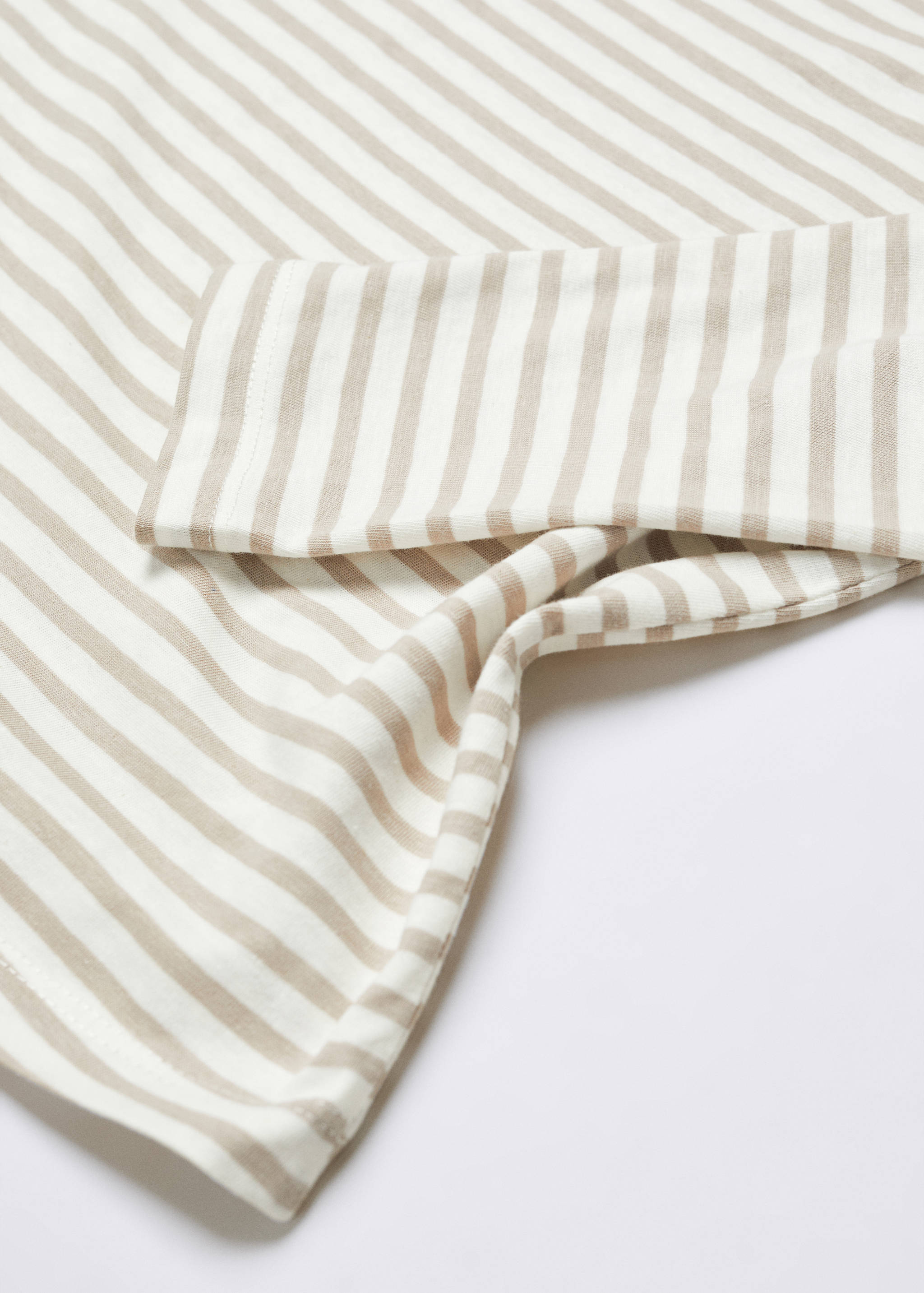 Cotton boat neck t-shirt - Details of the article 8