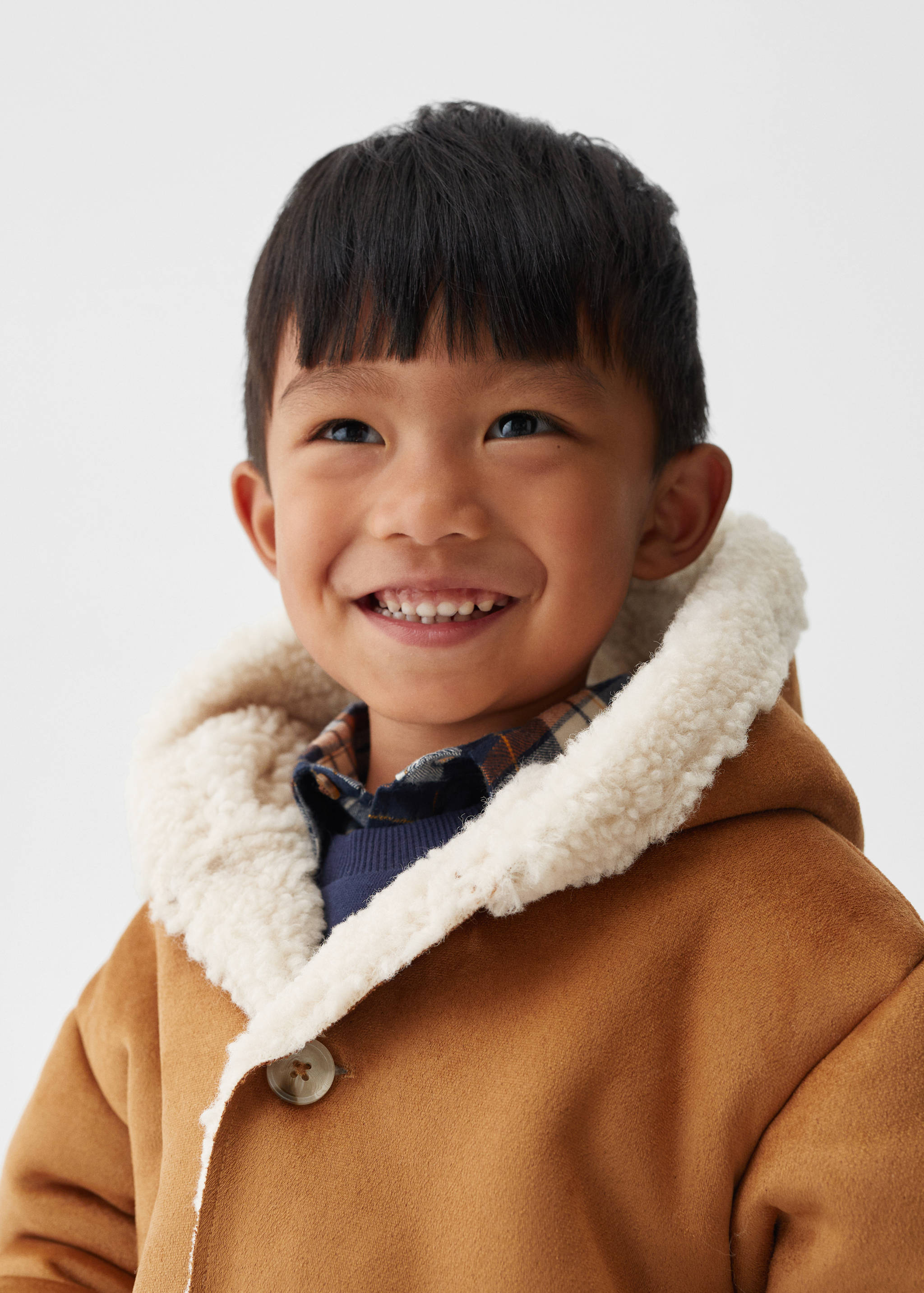 Παλτό συνθετικό σουέτ πρόβατο - Λεπτομέρεια του προϊόντος 1