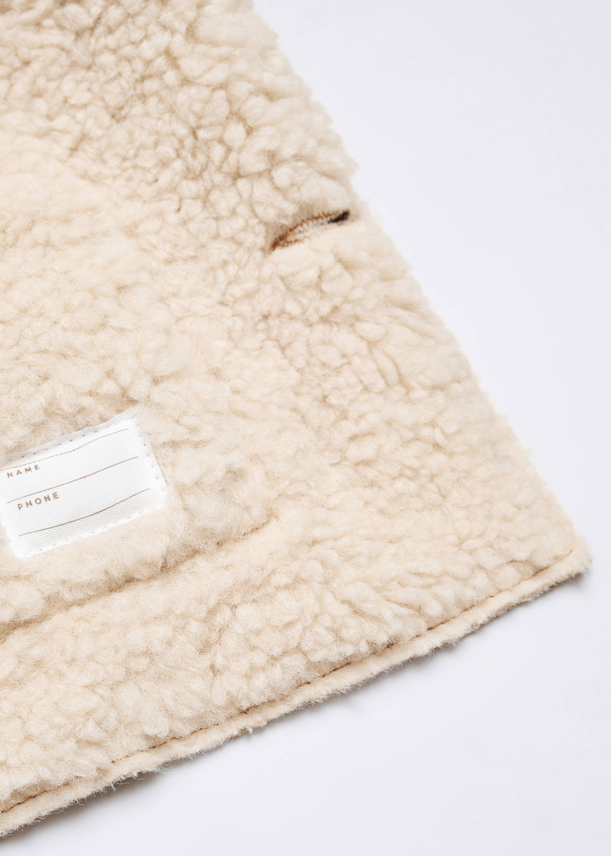 Παλτό συνθετικό σουέτ πρόβατο - Λεπτομέρεια του προϊόντος 8