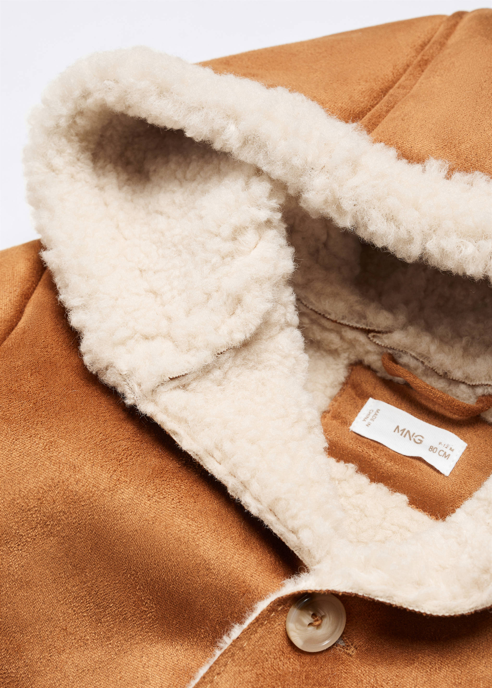 Παλτό συνθετικό σουέτ πρόβατο - Λεπτομέρεια του προϊόντος 0