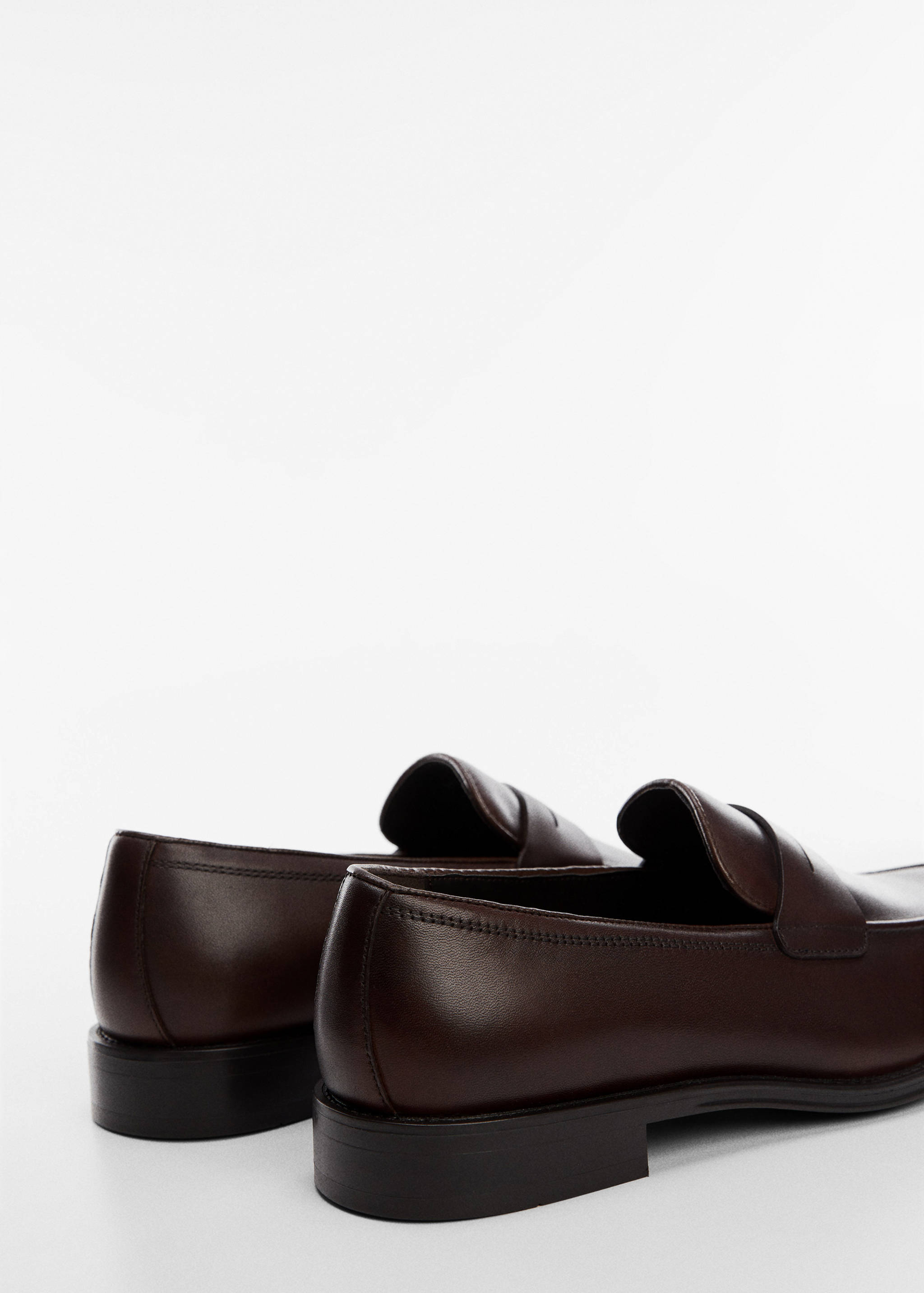 Aged-leather loafers - Details of the article 1