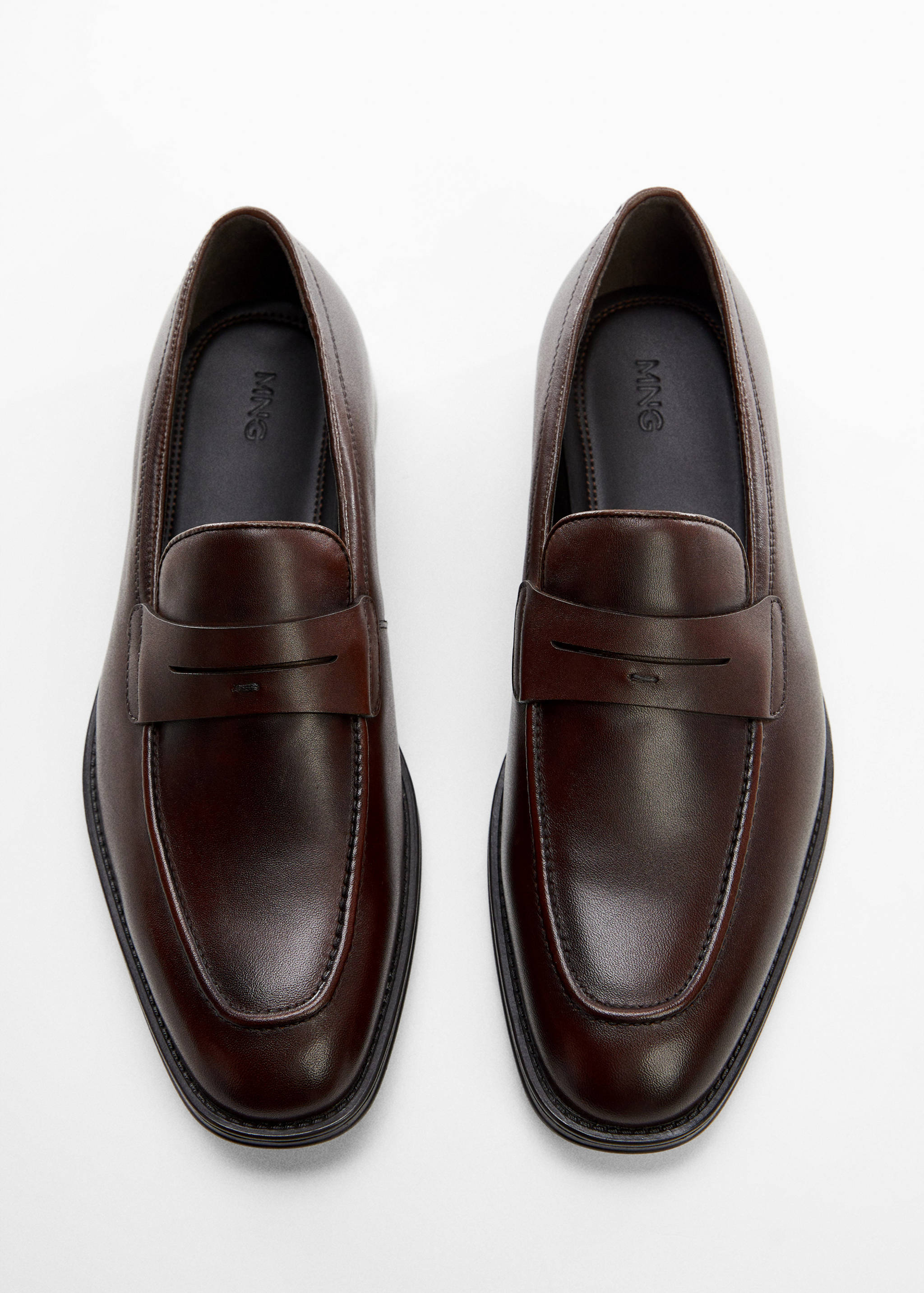 Aged-leather loafers - Details of the article 3