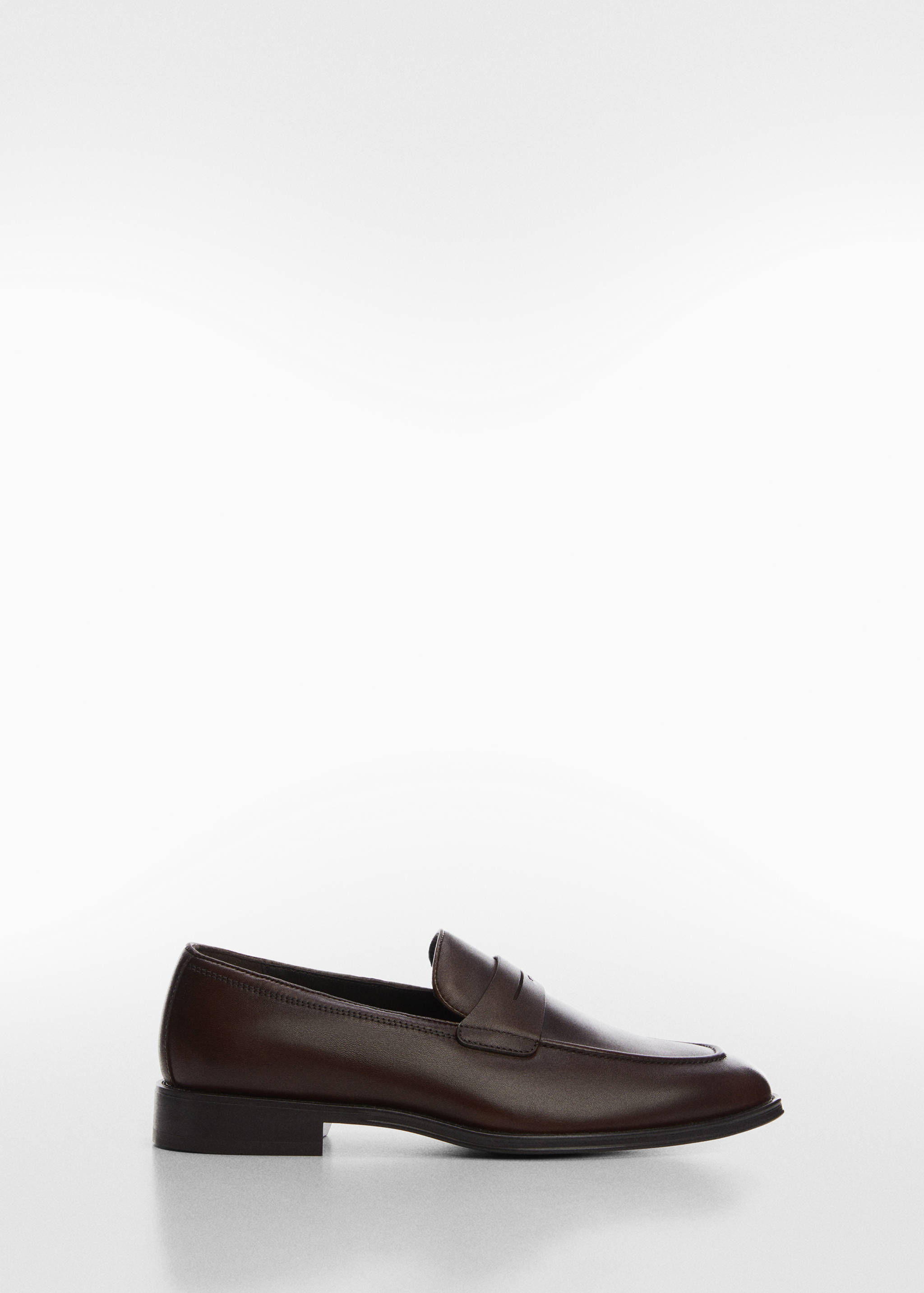 Aged-leather loafers - Article without model
