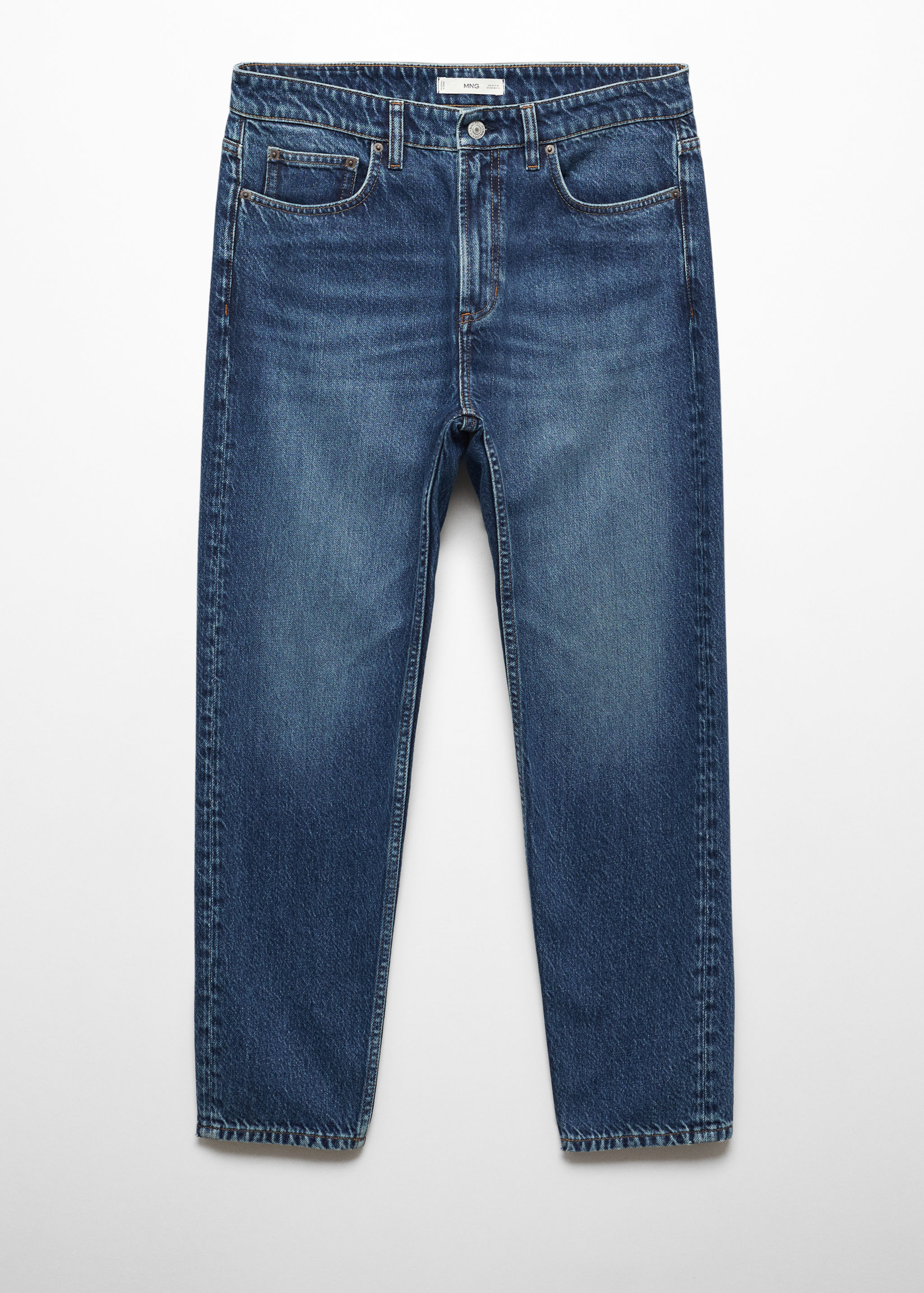 Tapered Fit-Jeans mit dunkler Waschung - Artikel ohne Model