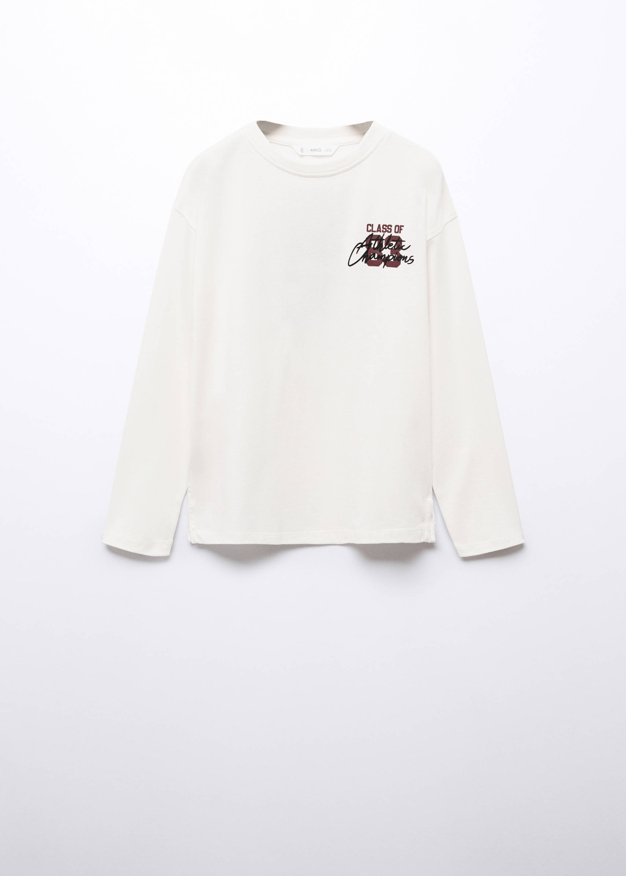 Tričko s dlouhým potištěným rukávem - Zboží bez modelu