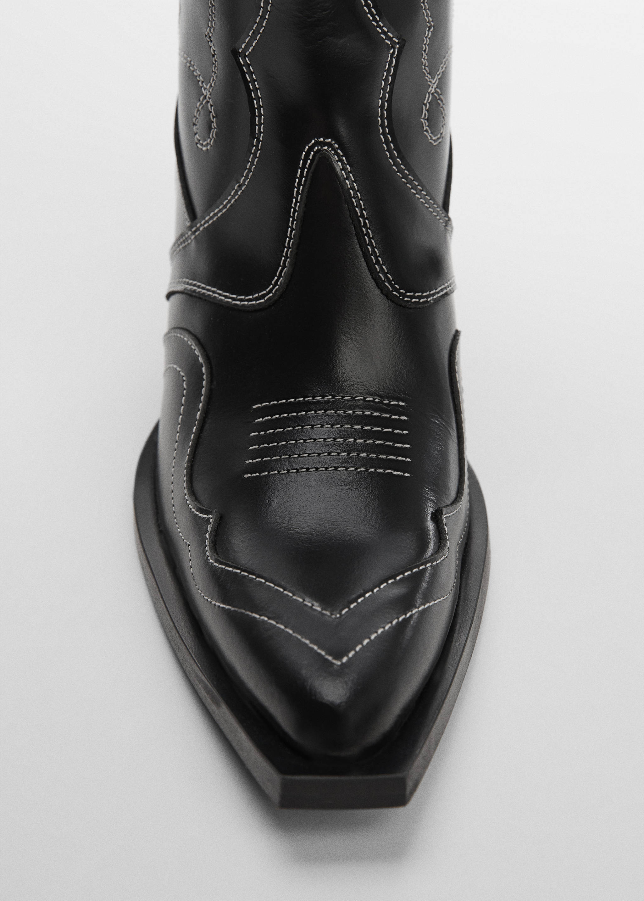 Botín cowboy piel costuras - Detalle del artículo 1