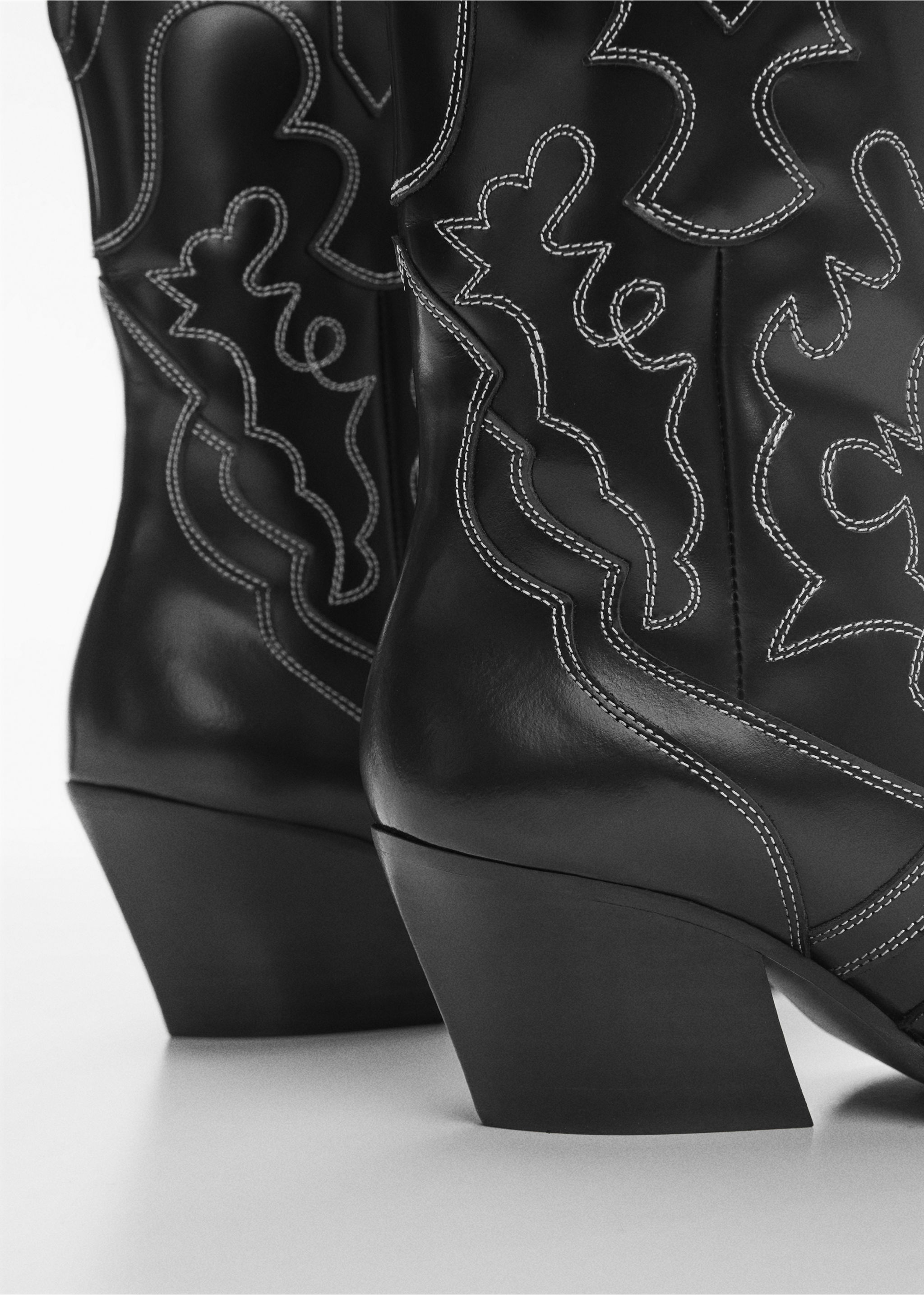 Botín cowboy piel costuras - Detalle del artículo 2