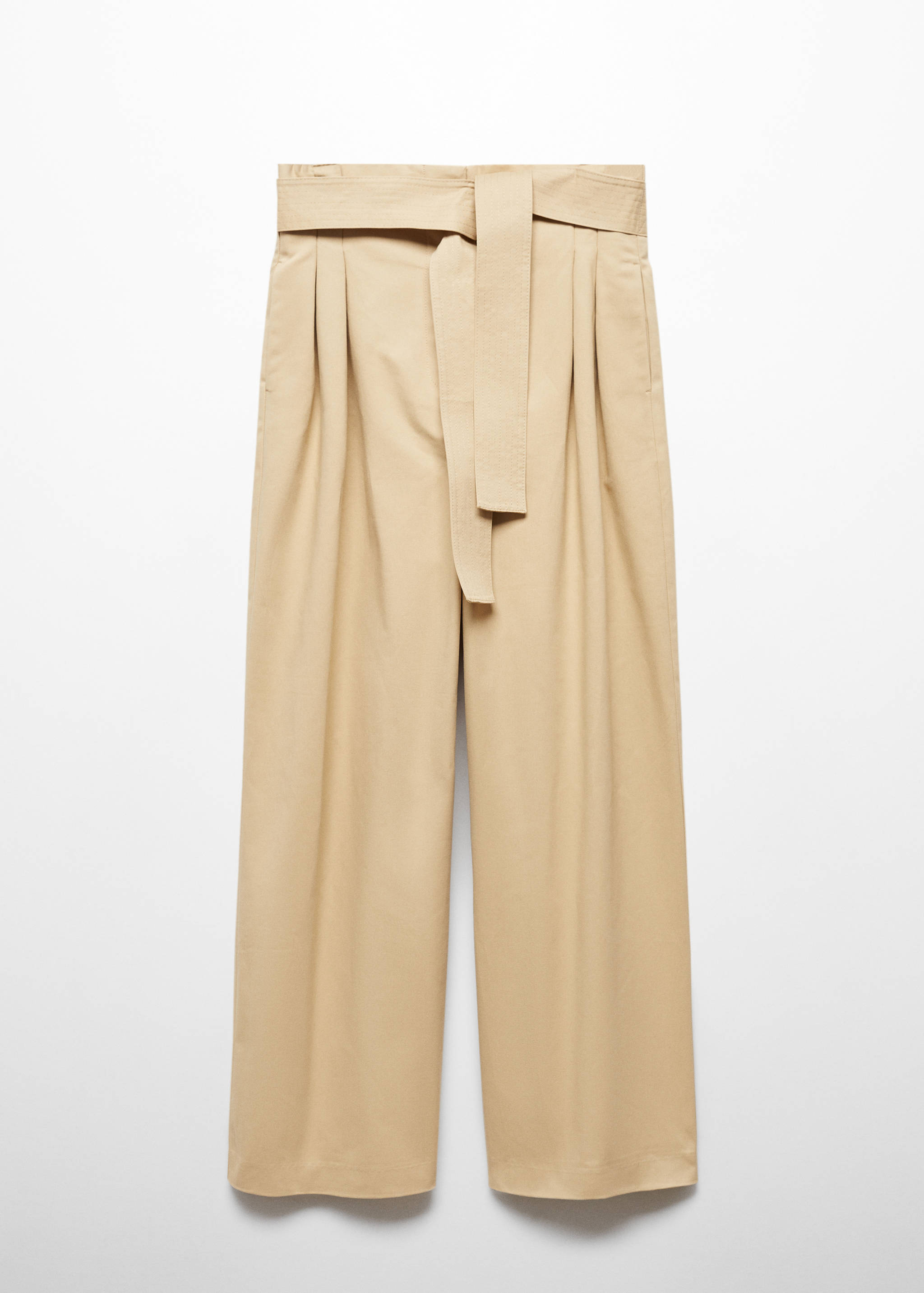 Paperbag pants with belt - Article without model