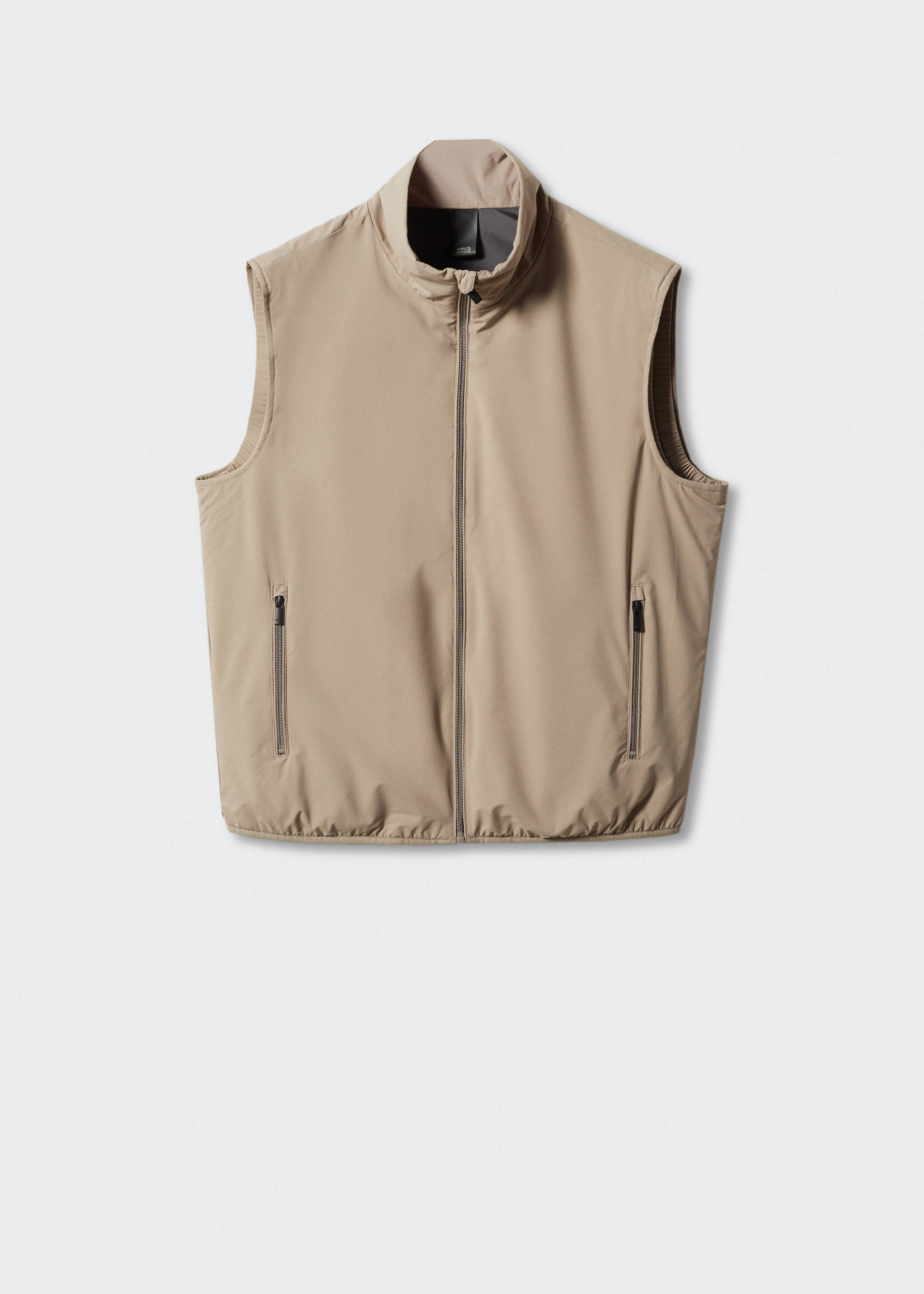 Lightweight quilted water-repellent quilted gilet - Article without model