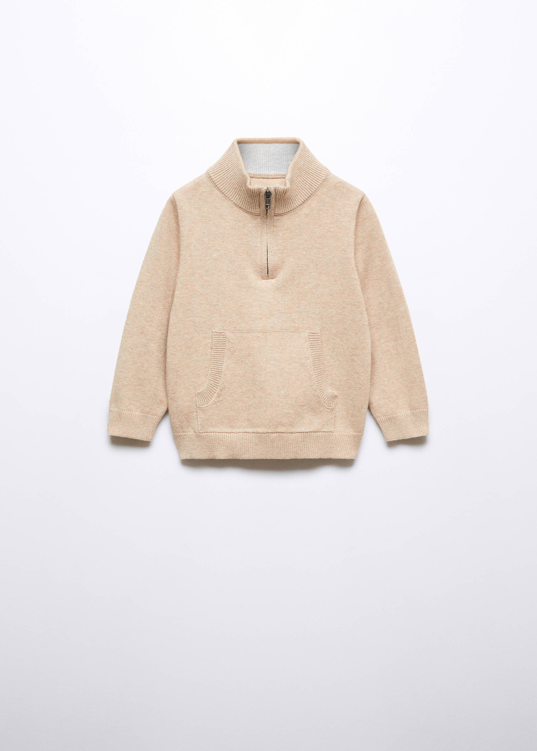 Zip knit sweater - Article without model