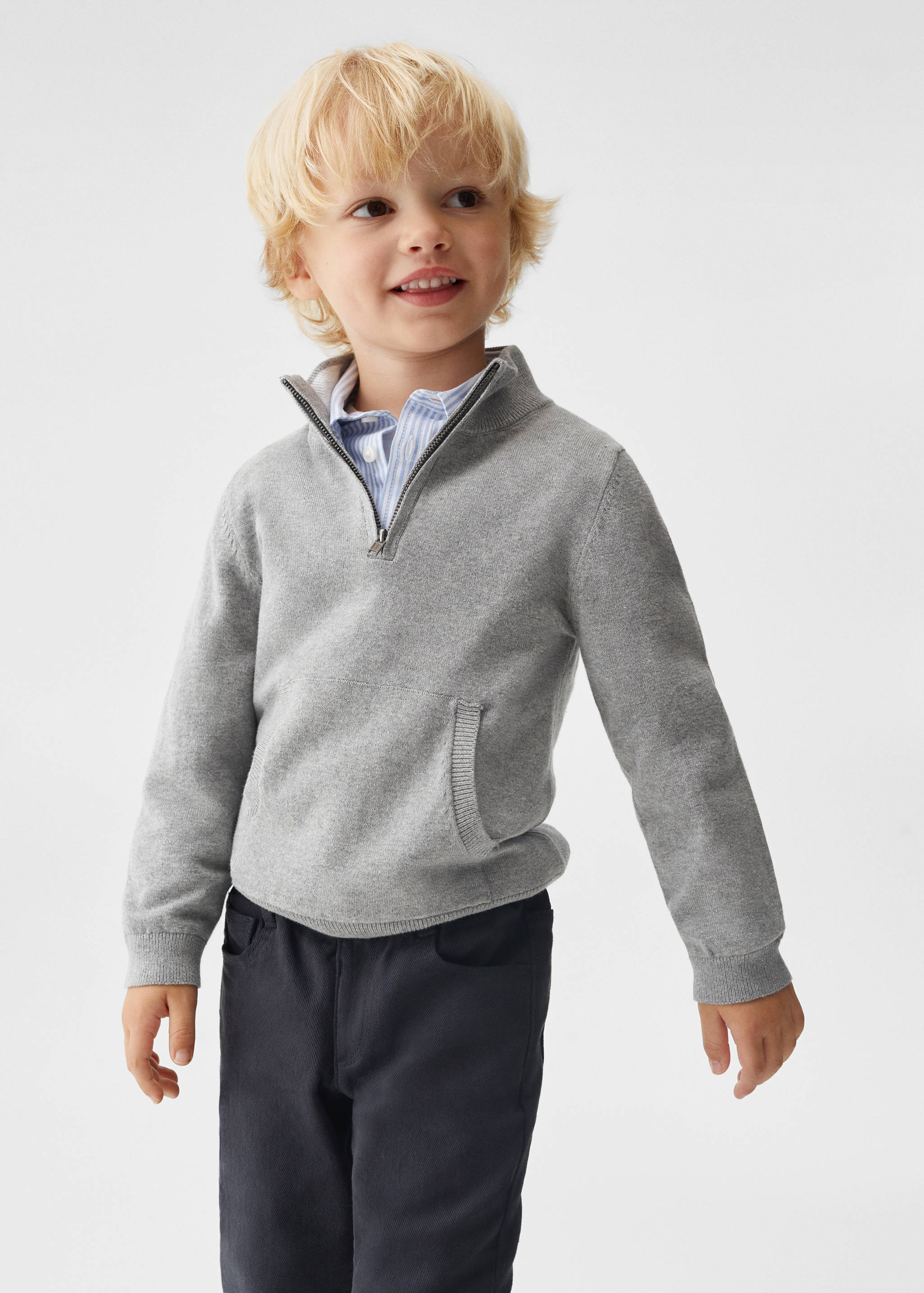 Pull maille zips - Plan moyen