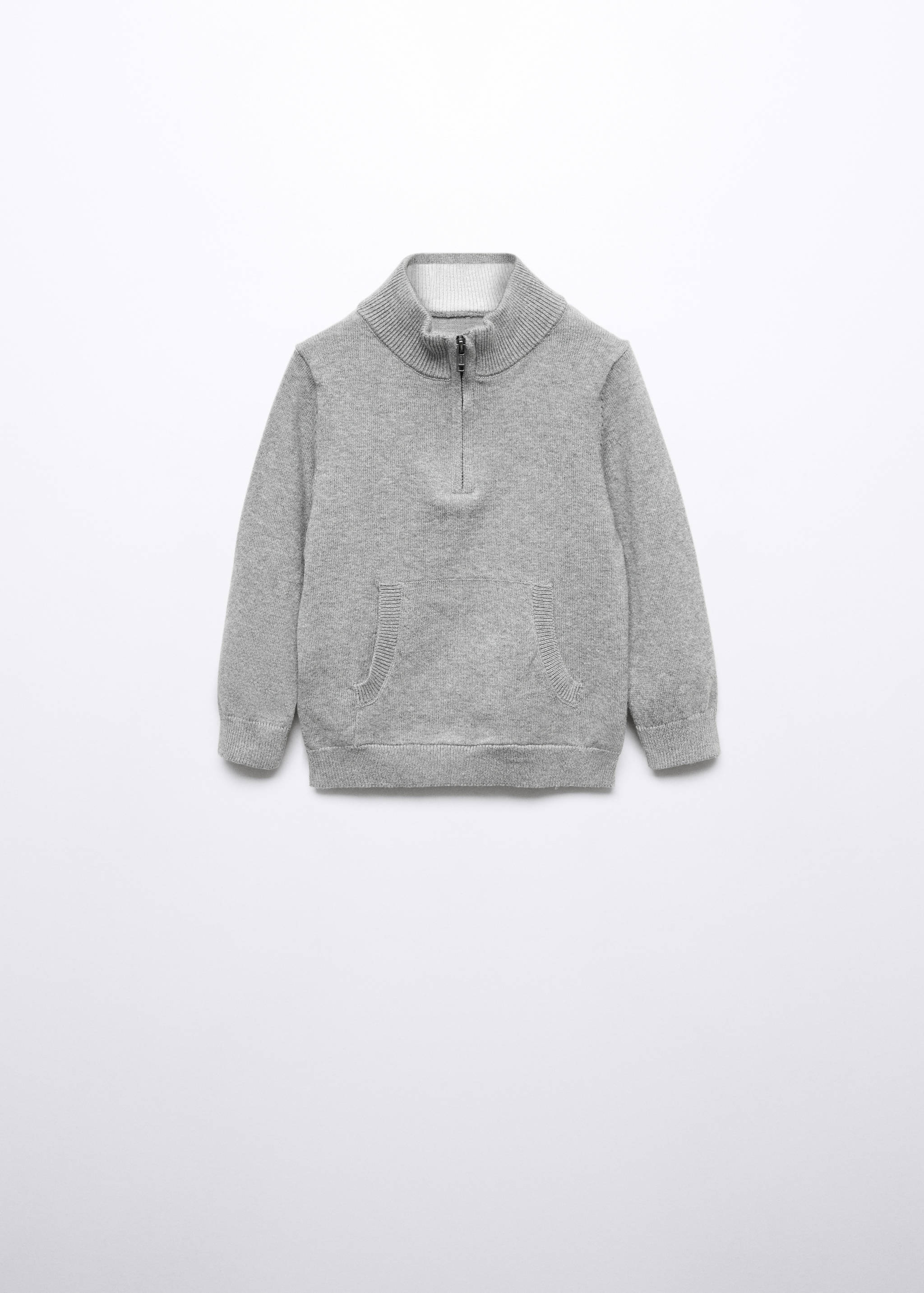 Zip knit sweater - Article without model