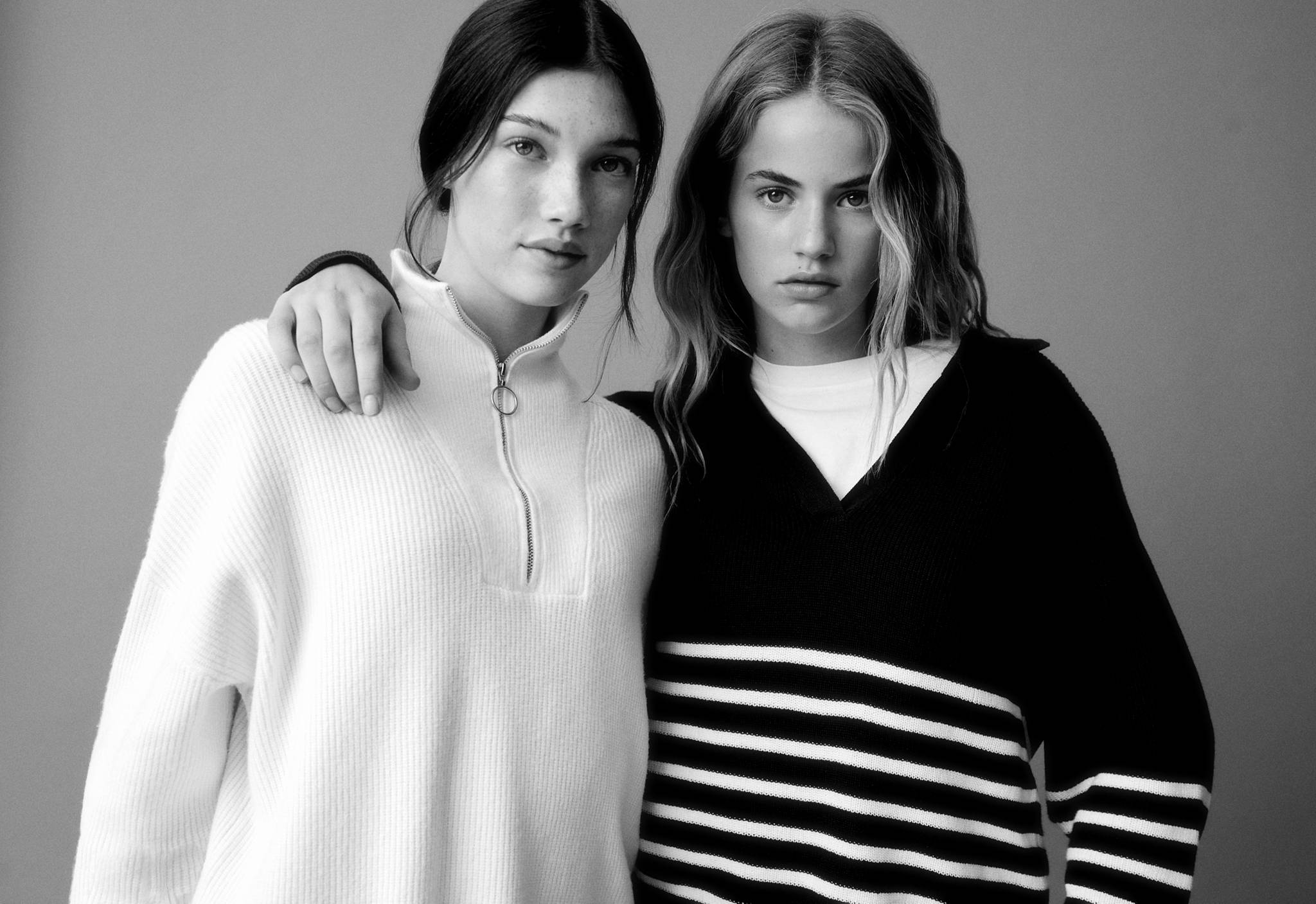 Zip knit sweater - Panoramic plane