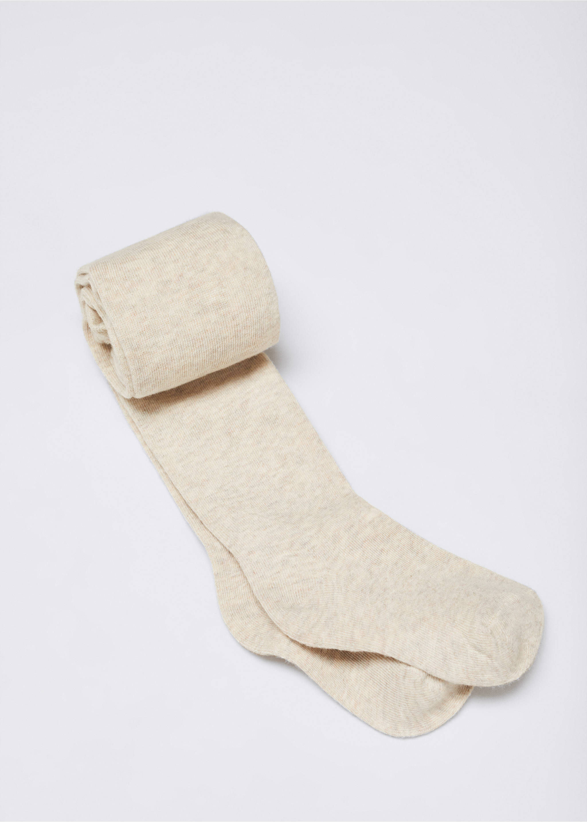 Cotton stockings - Details of the article 0, Sand. Ref: 57074765-00.