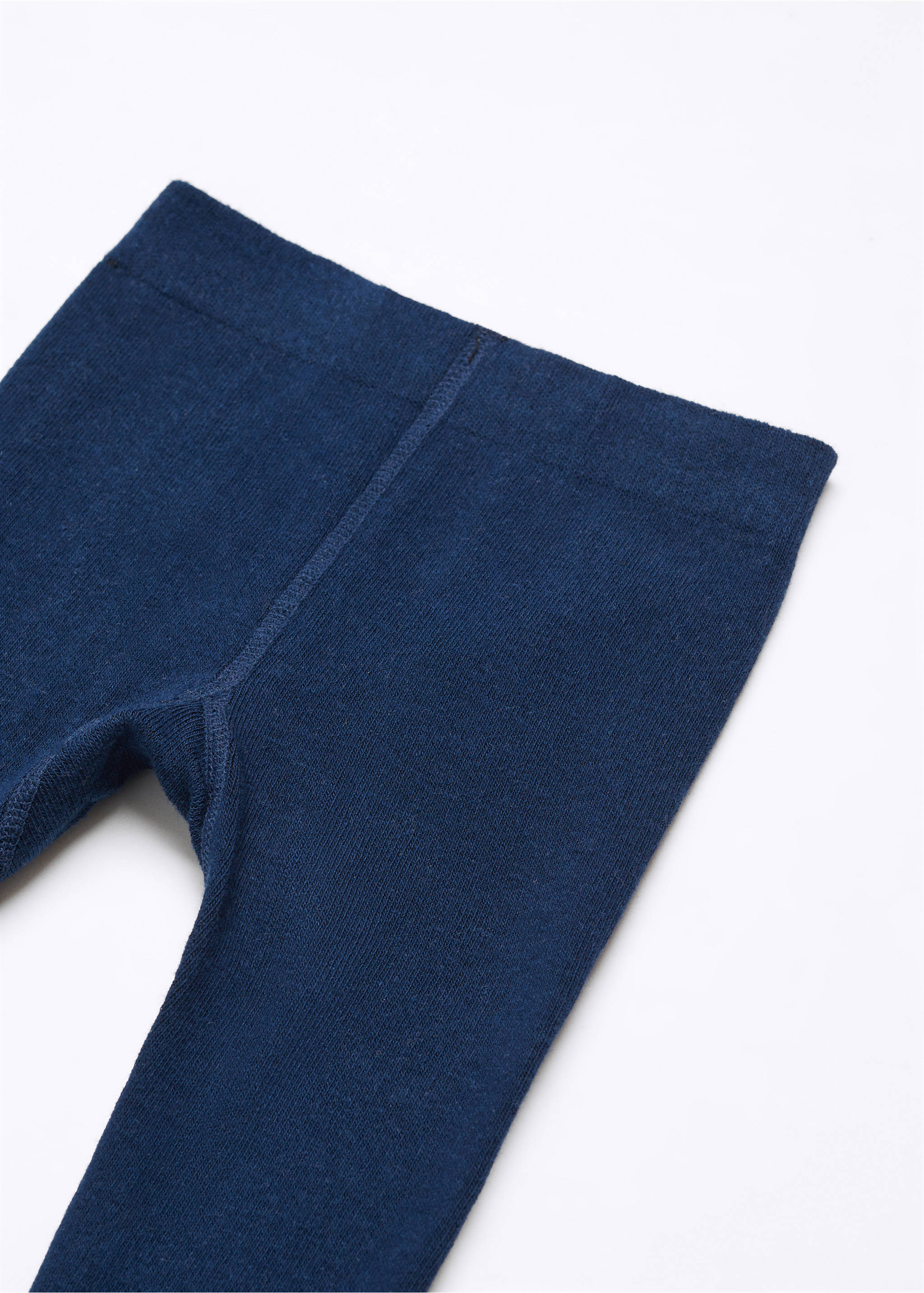 Cotton stockings - Reverse of the article, Navy. Ref: 57074765-00.