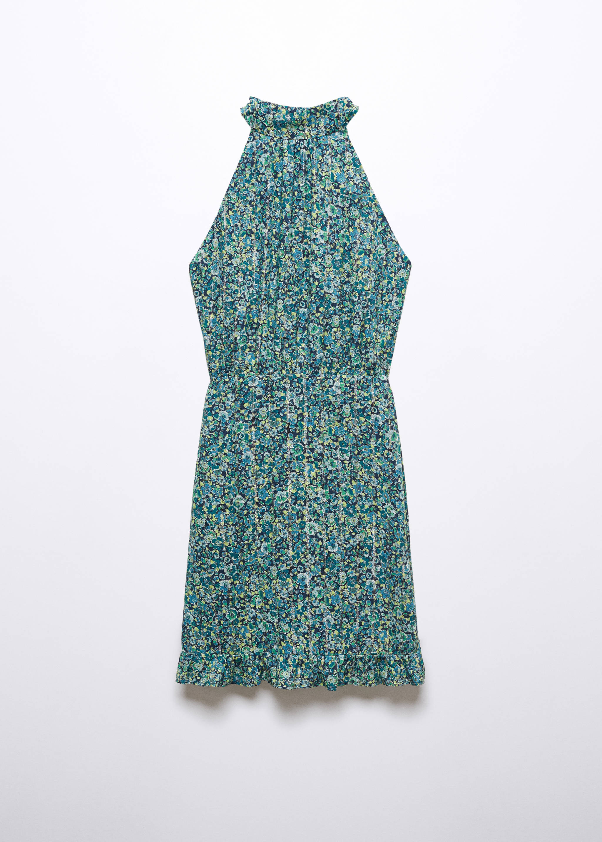 Printed halter-neck dress - Article without model