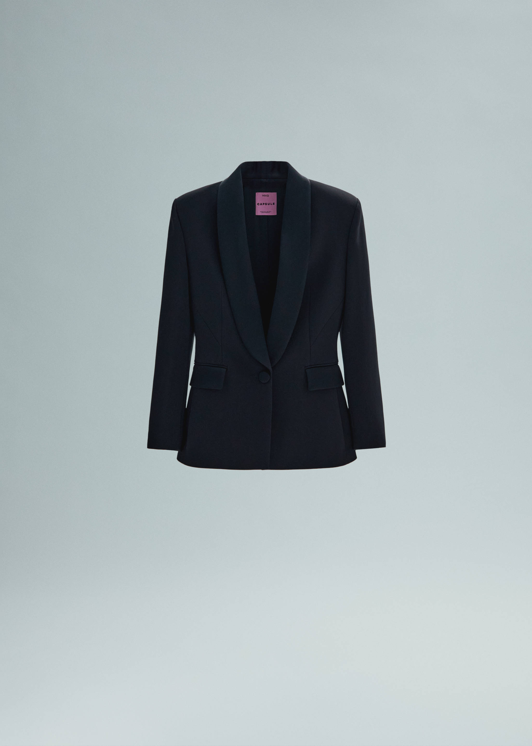 Suit jacket with satin details - Article without model