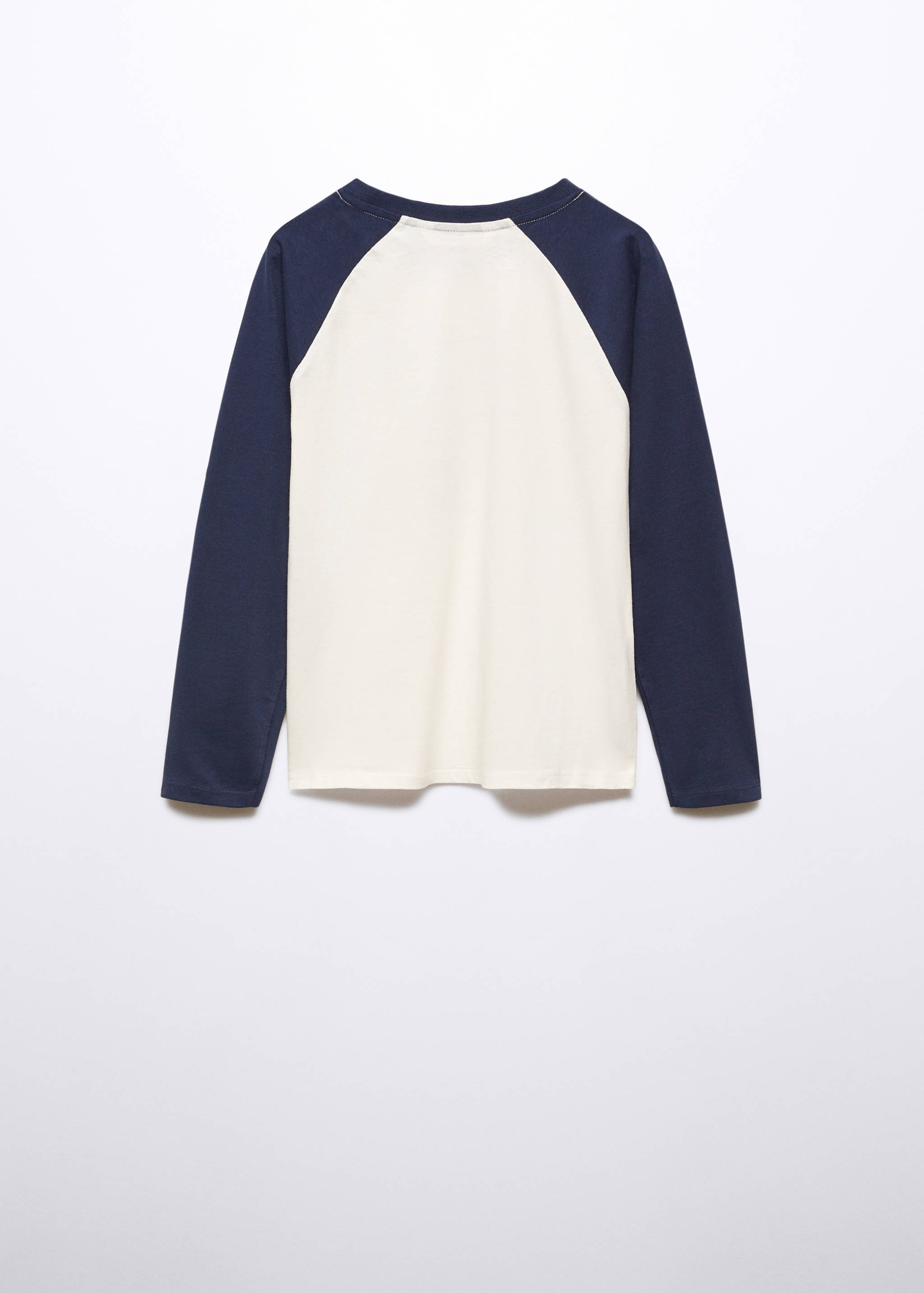 Camiseta manga larga estampada - Reverso del artículo