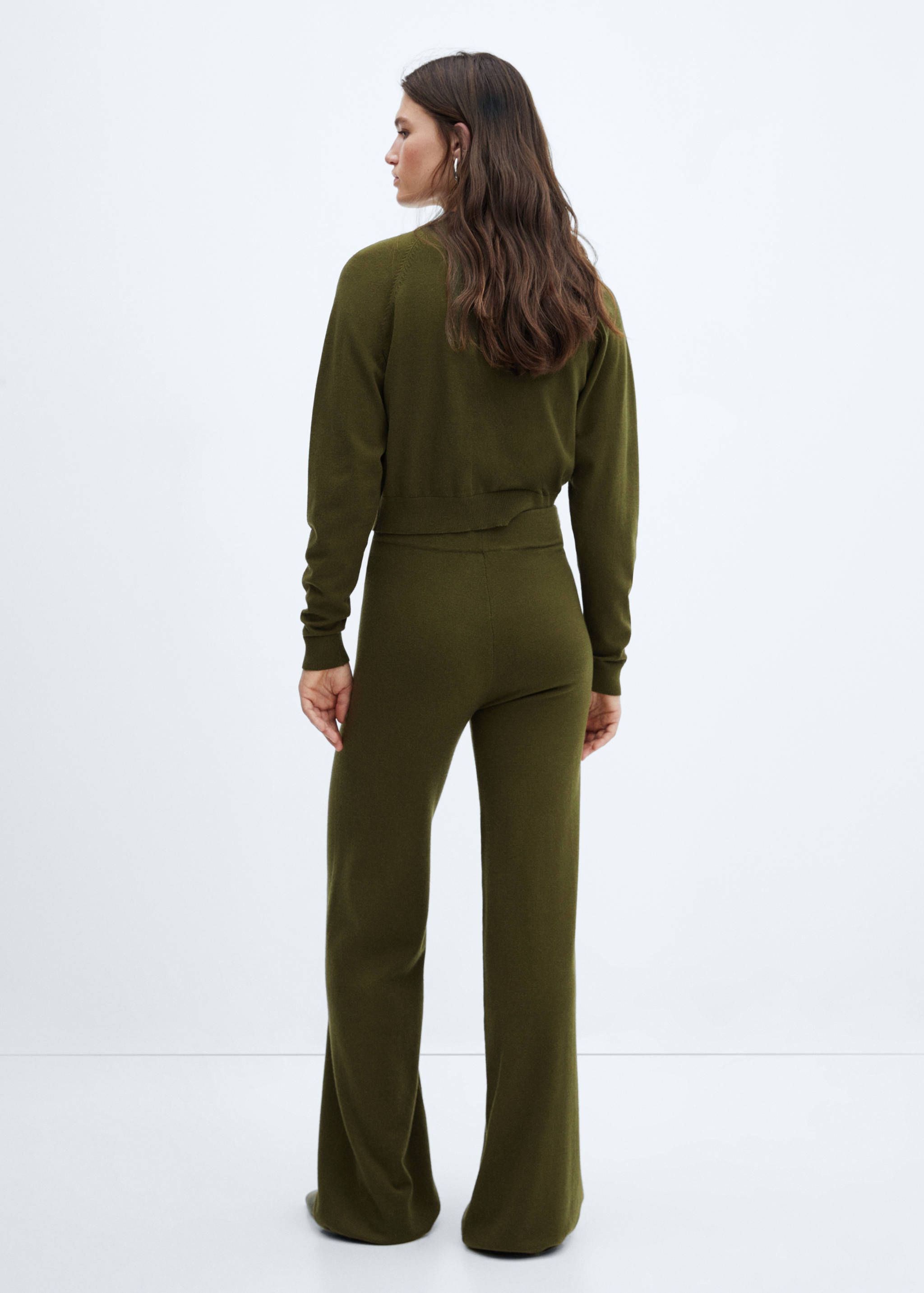 Knitted wide leg trousers - Details of the article 1