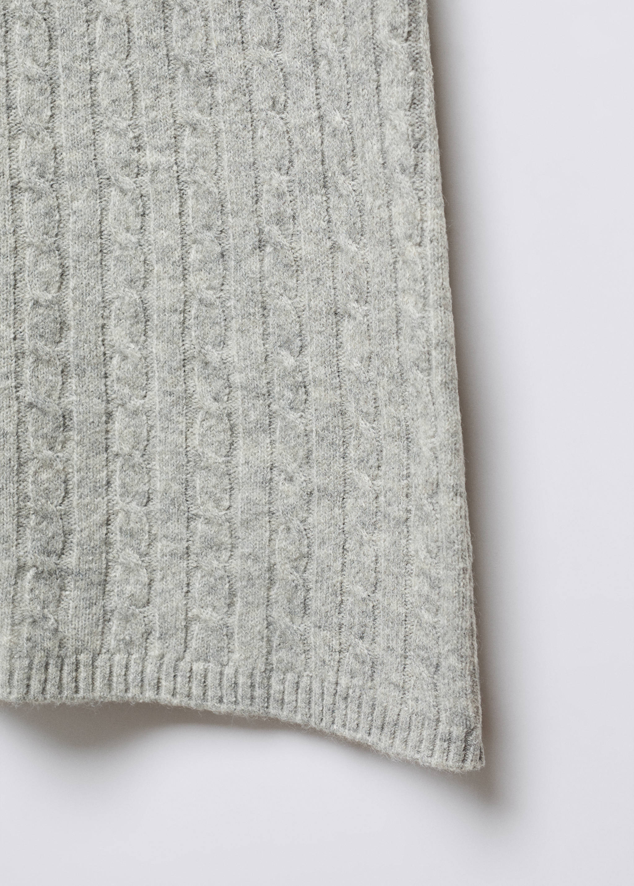 Cable-knit miniskirt - Details of the article 8