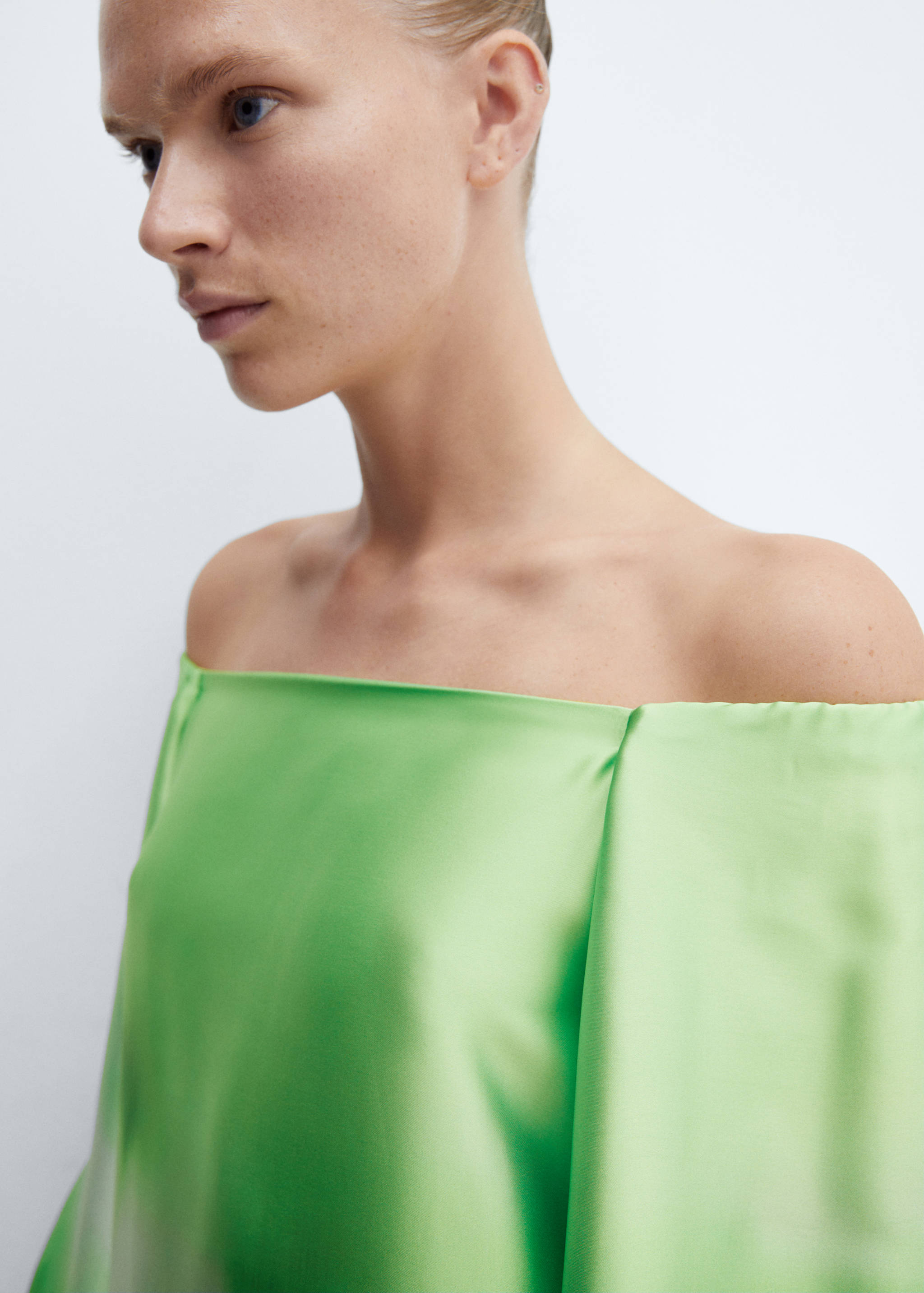 Degraded off-the-shoulder dress - Details of the article 1