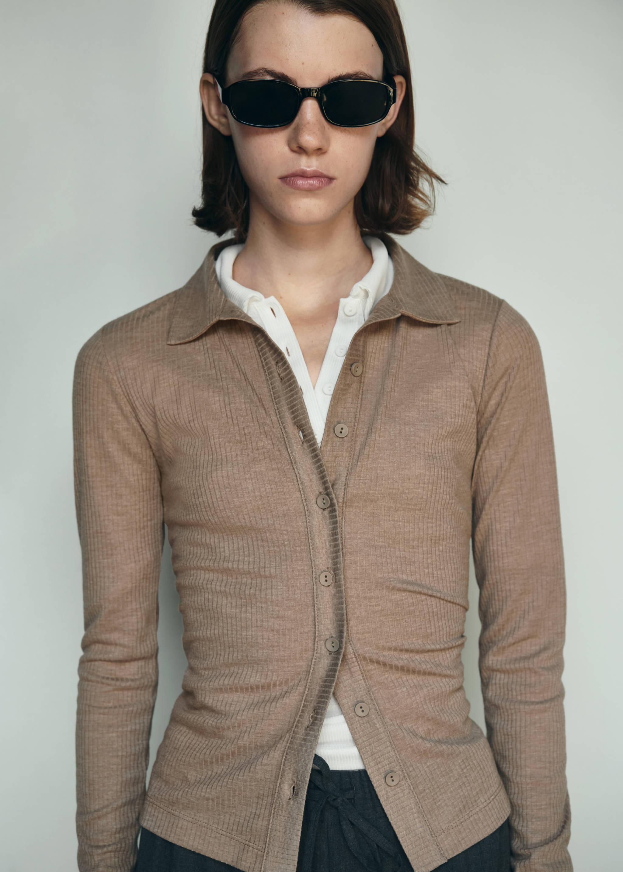 Rib-knit shirt - Details of the article 6
